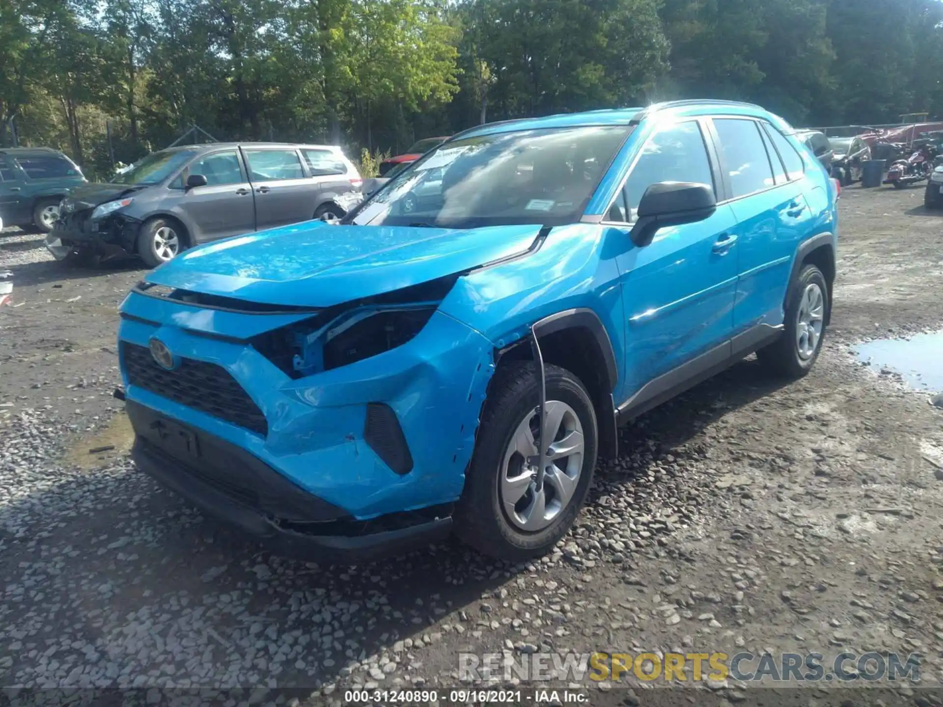 2 Photograph of a damaged car 2T3F1RFV9KC036980 TOYOTA RAV4 2019