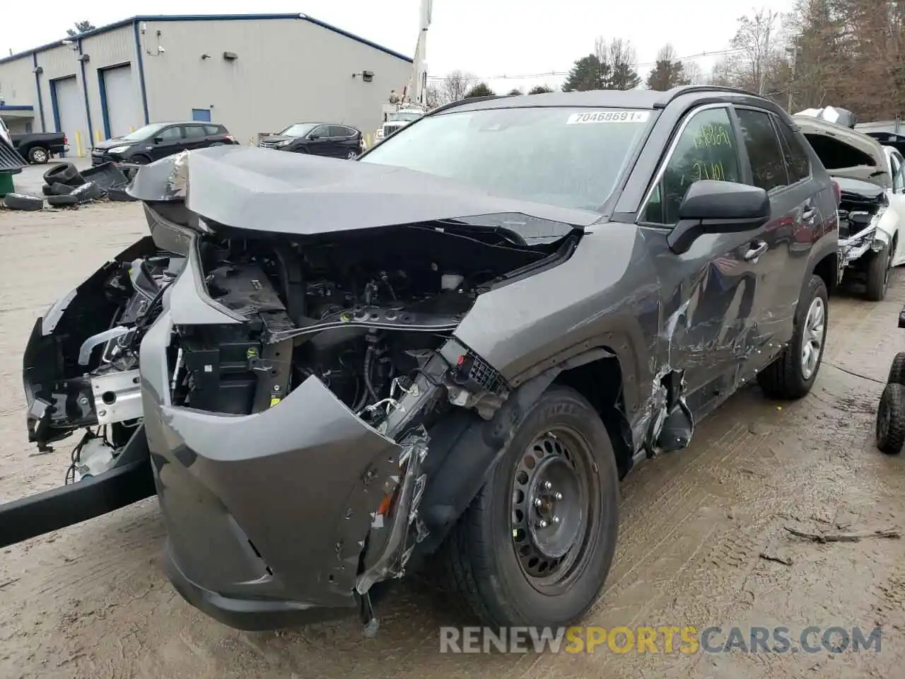 2 Photograph of a damaged car 2T3F1RFV9KC044867 TOYOTA RAV4 2019