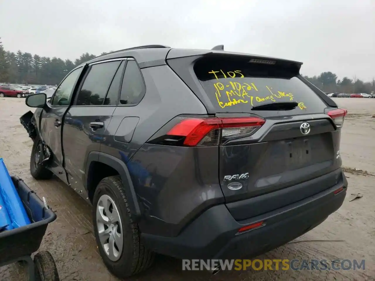 3 Photograph of a damaged car 2T3F1RFV9KC044867 TOYOTA RAV4 2019