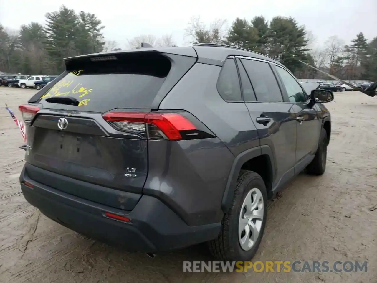 4 Photograph of a damaged car 2T3F1RFV9KC044867 TOYOTA RAV4 2019