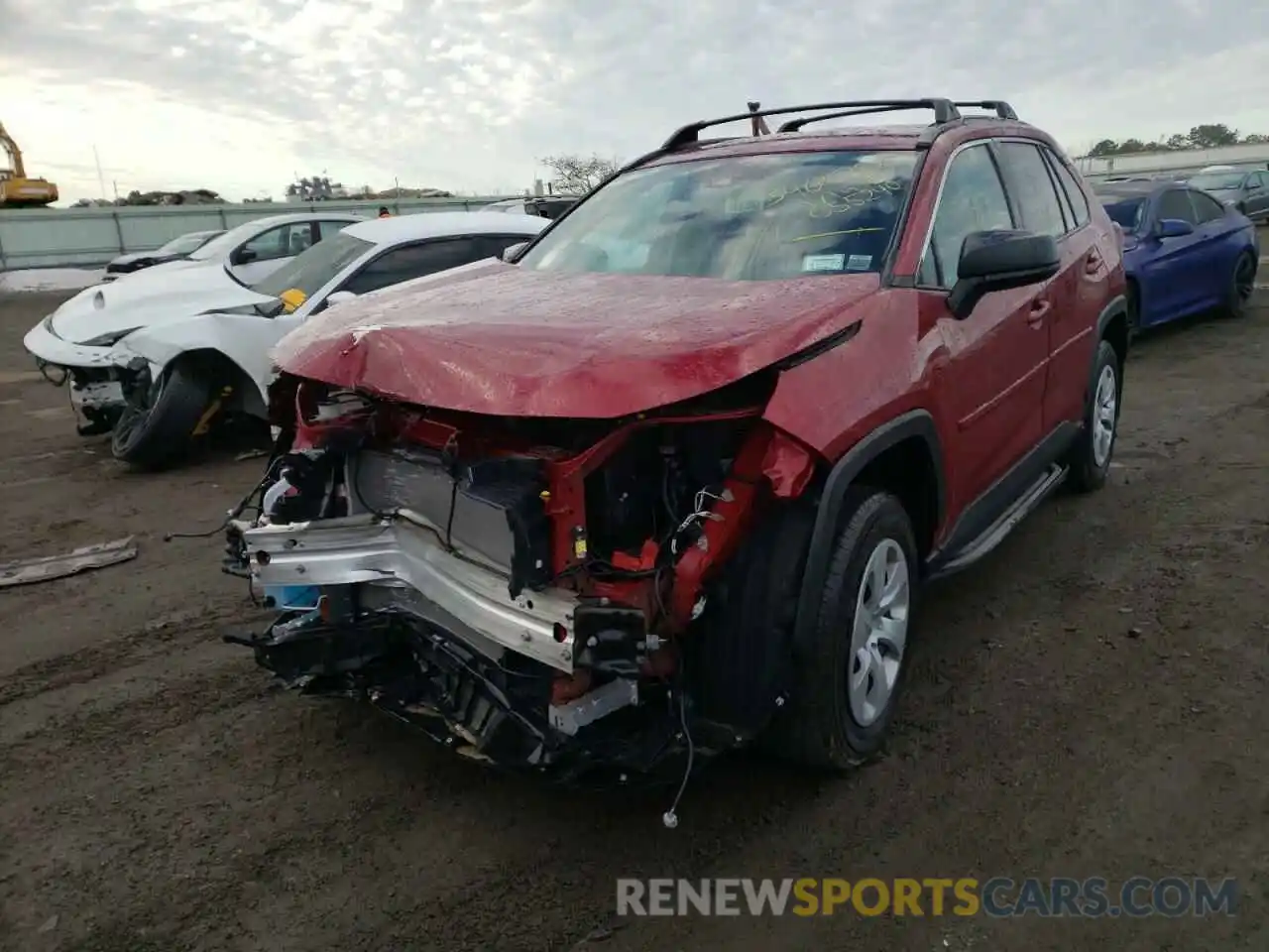 2 Photograph of a damaged car 2T3F1RFV9KC055240 TOYOTA RAV4 2019