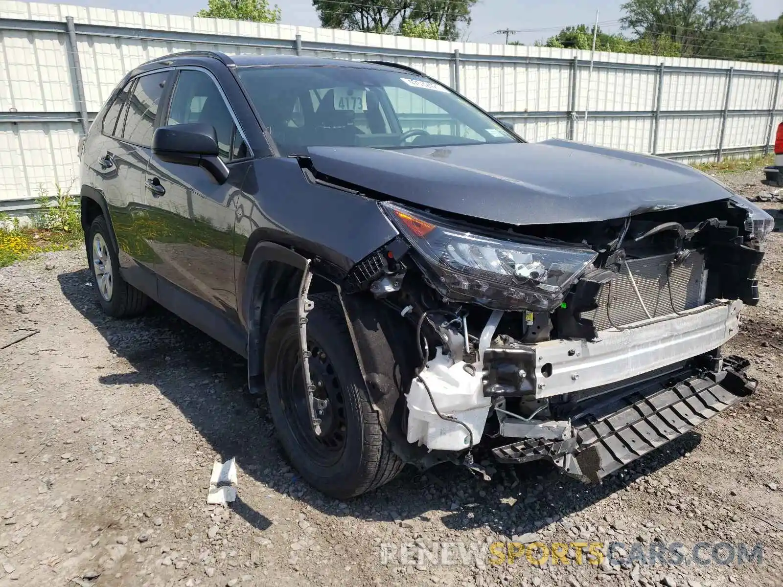 1 Photograph of a damaged car 2T3F1RFV9KC055805 TOYOTA RAV4 2019