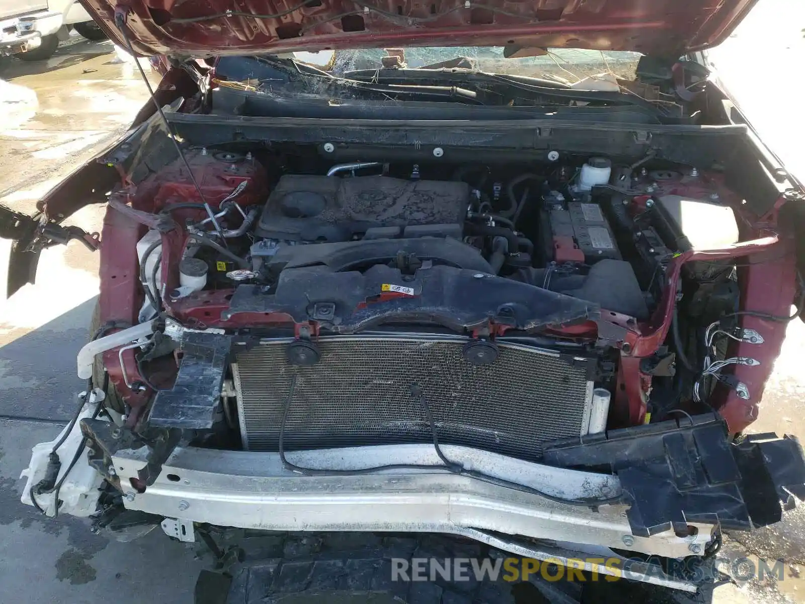 7 Photograph of a damaged car 2T3F1RFV9KW006425 TOYOTA RAV4 2019