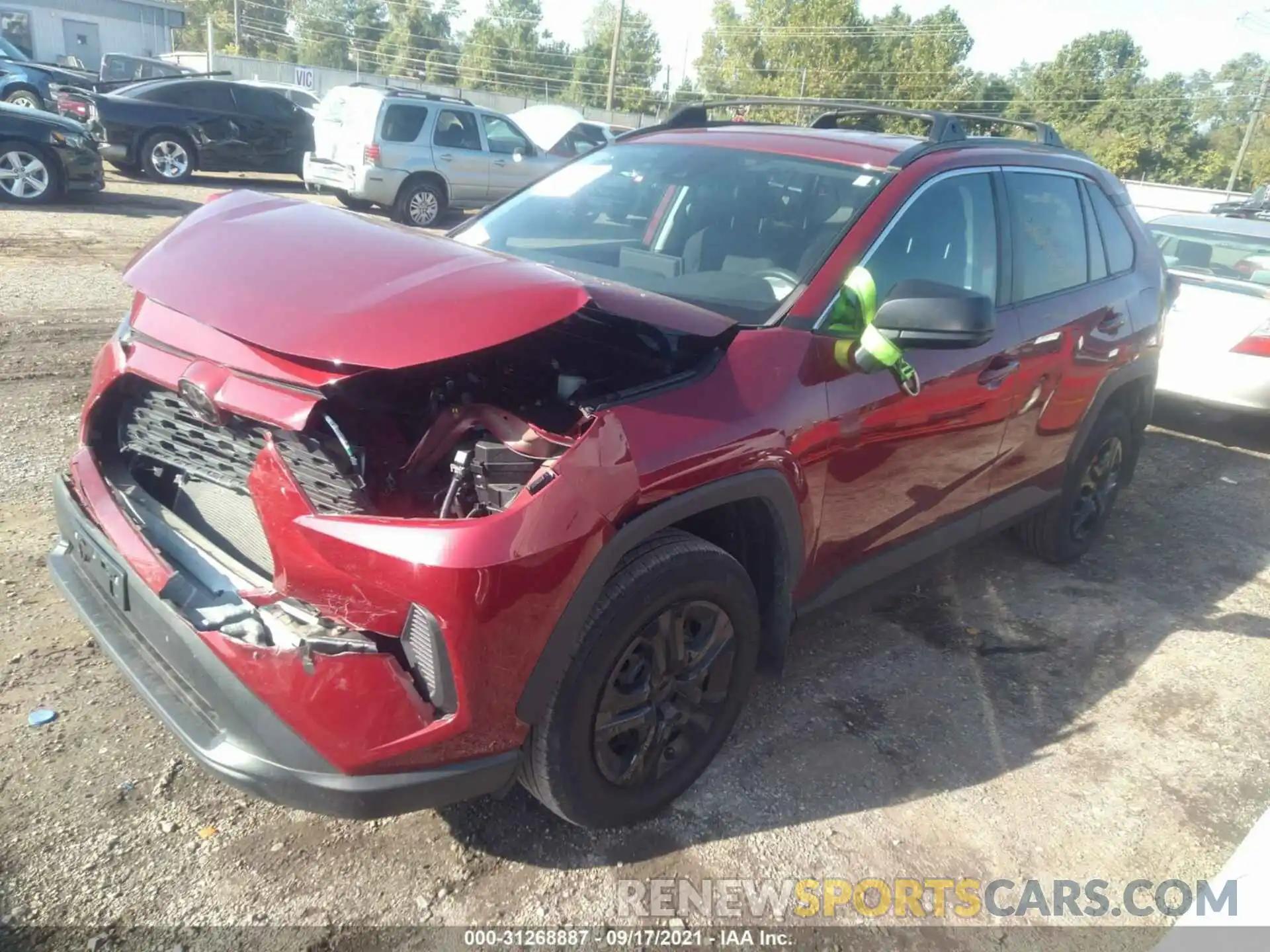 2 Фотография поврежденного автомобиля 2T3F1RFV9KW010295 TOYOTA RAV4 2019