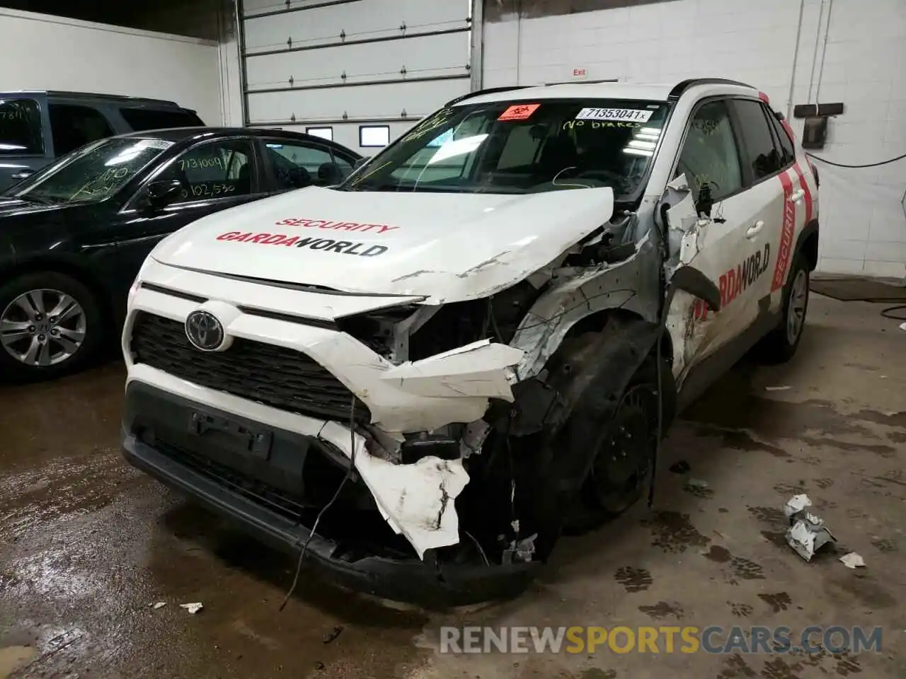 2 Photograph of a damaged car 2T3F1RFV9KW011740 TOYOTA RAV4 2019