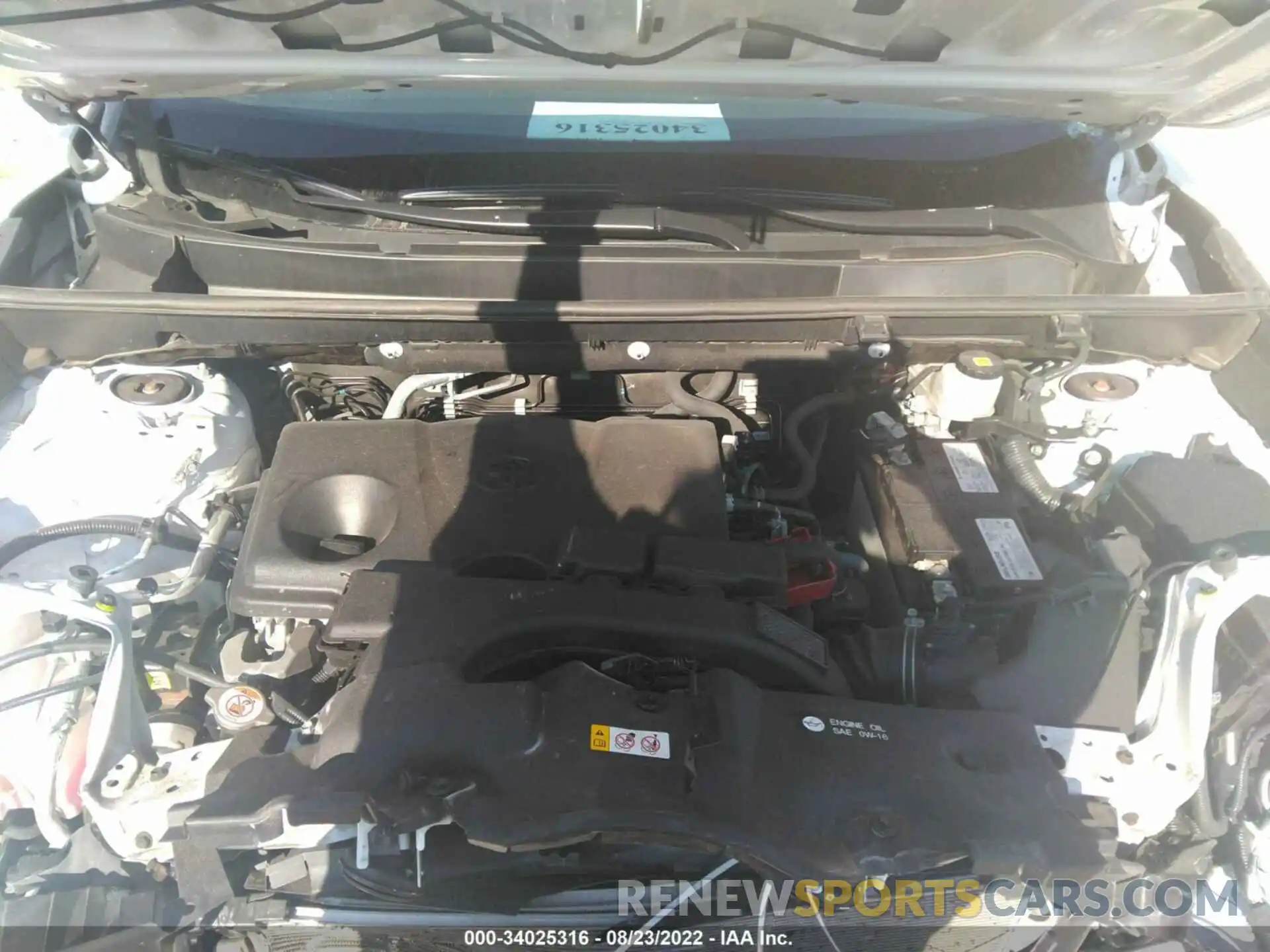 10 Photograph of a damaged car 2T3F1RFV9KW029476 TOYOTA RAV4 2019