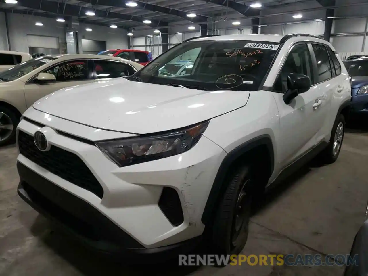 2 Photograph of a damaged car 2T3F1RFV9KW030109 TOYOTA RAV4 2019