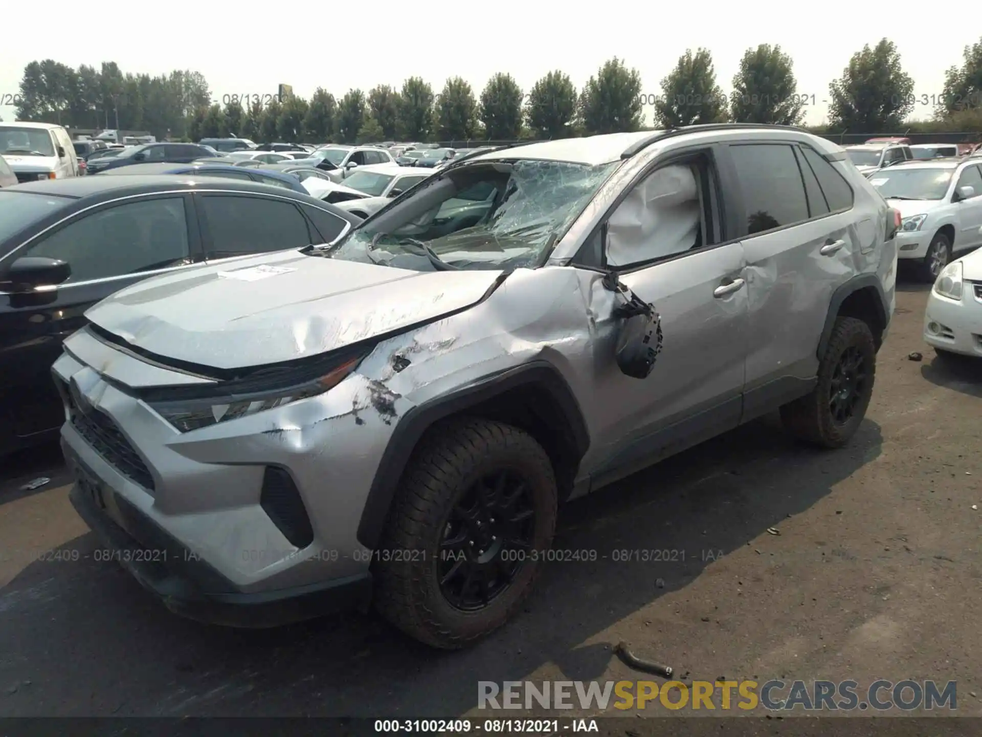 2 Photograph of a damaged car 2T3F1RFV9KW057245 TOYOTA RAV4 2019