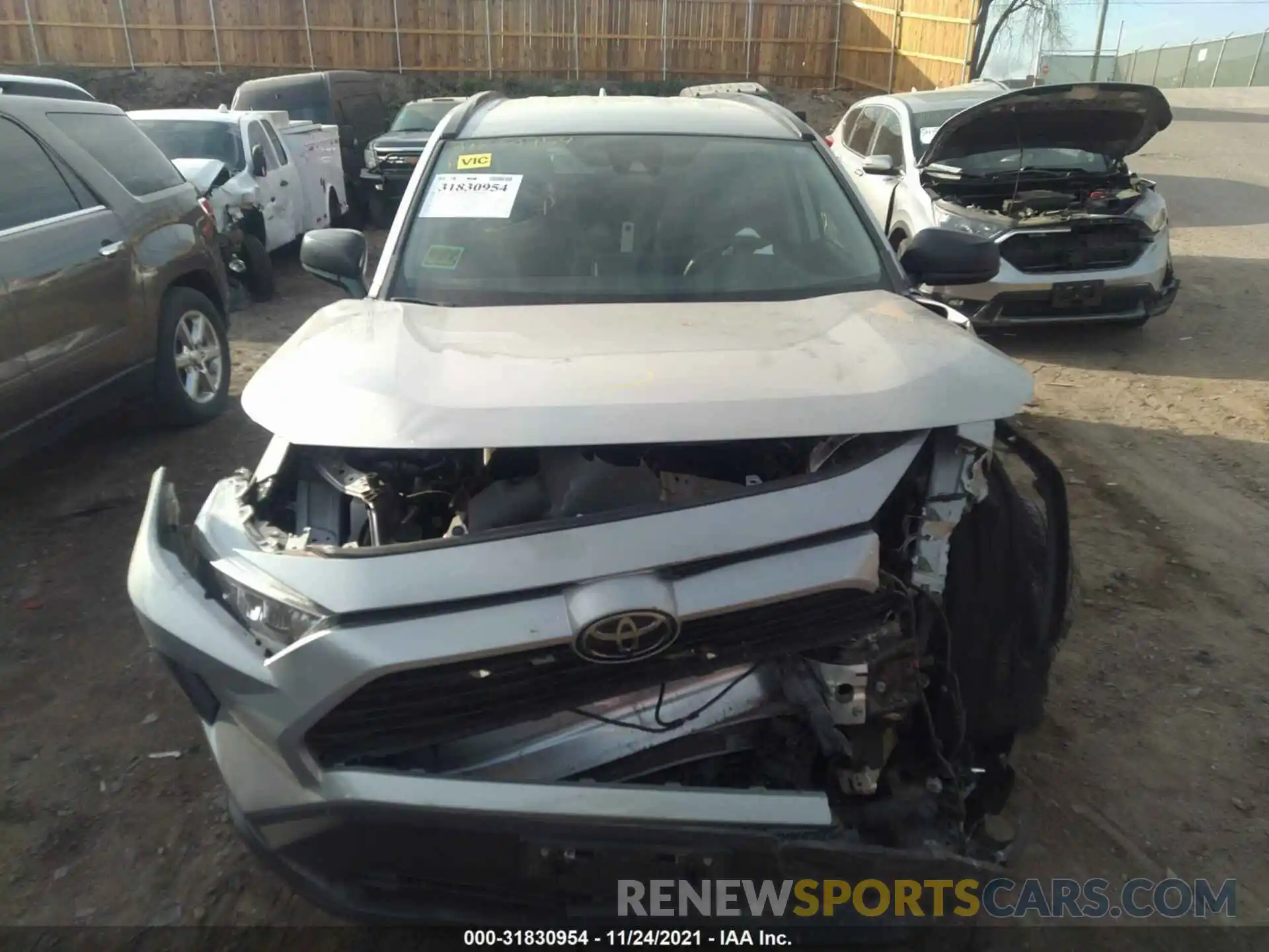 10 Фотография поврежденного автомобиля 2T3F1RFV9KW061733 TOYOTA RAV4 2019