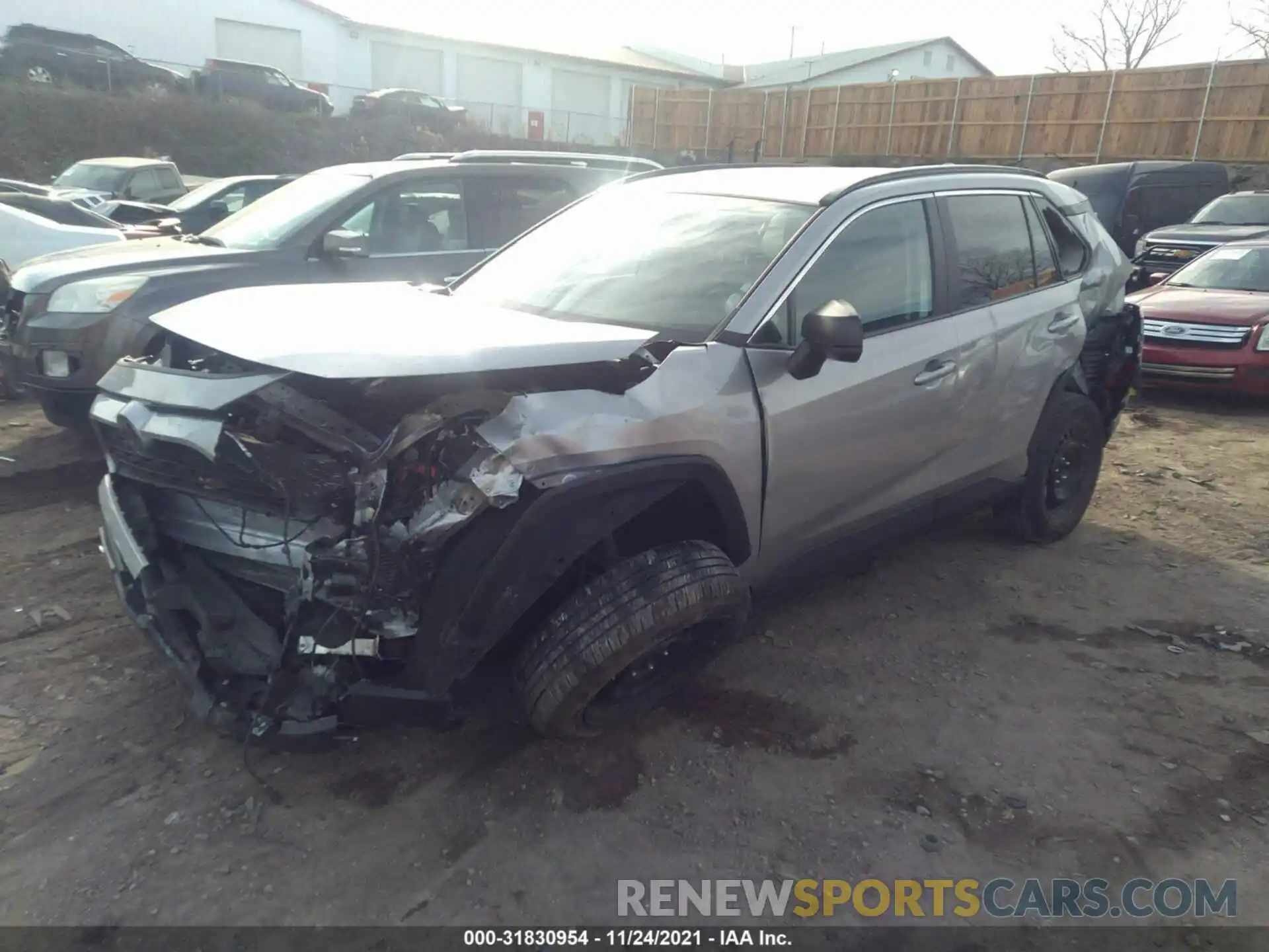 2 Photograph of a damaged car 2T3F1RFV9KW061733 TOYOTA RAV4 2019