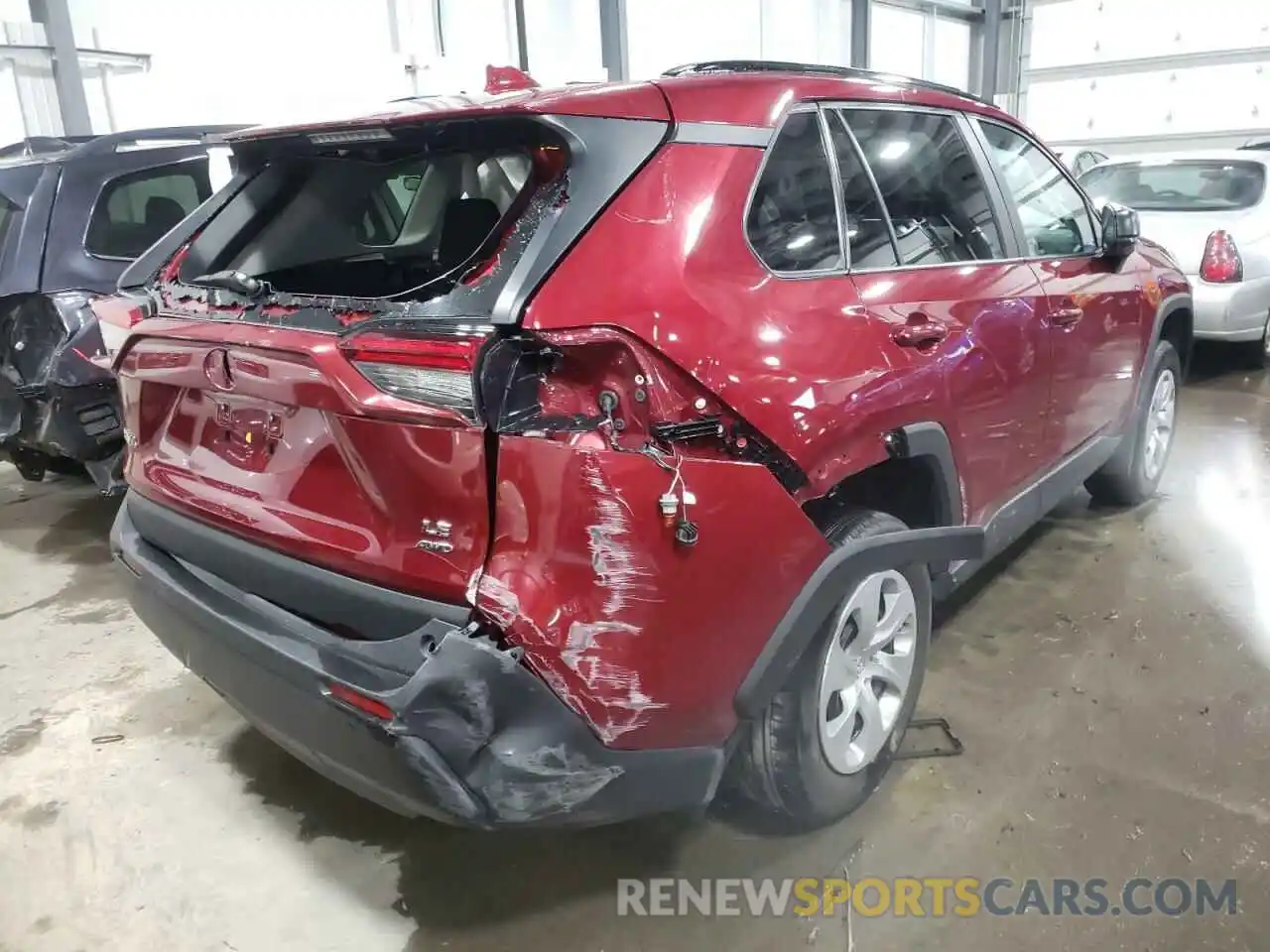 4 Photograph of a damaged car 2T3F1RFVXKC014857 TOYOTA RAV4 2019