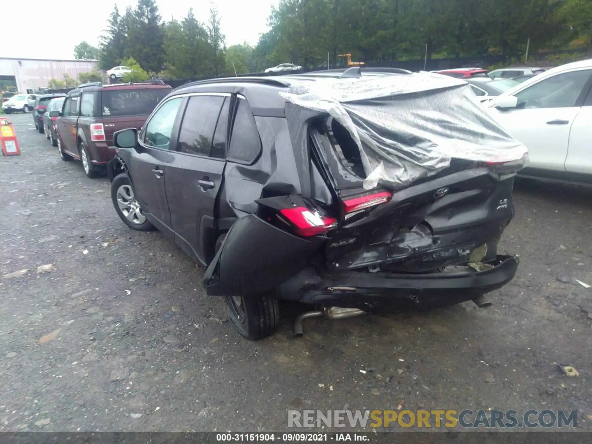 3 Photograph of a damaged car 2T3F1RFVXKC018374 TOYOTA RAV4 2019