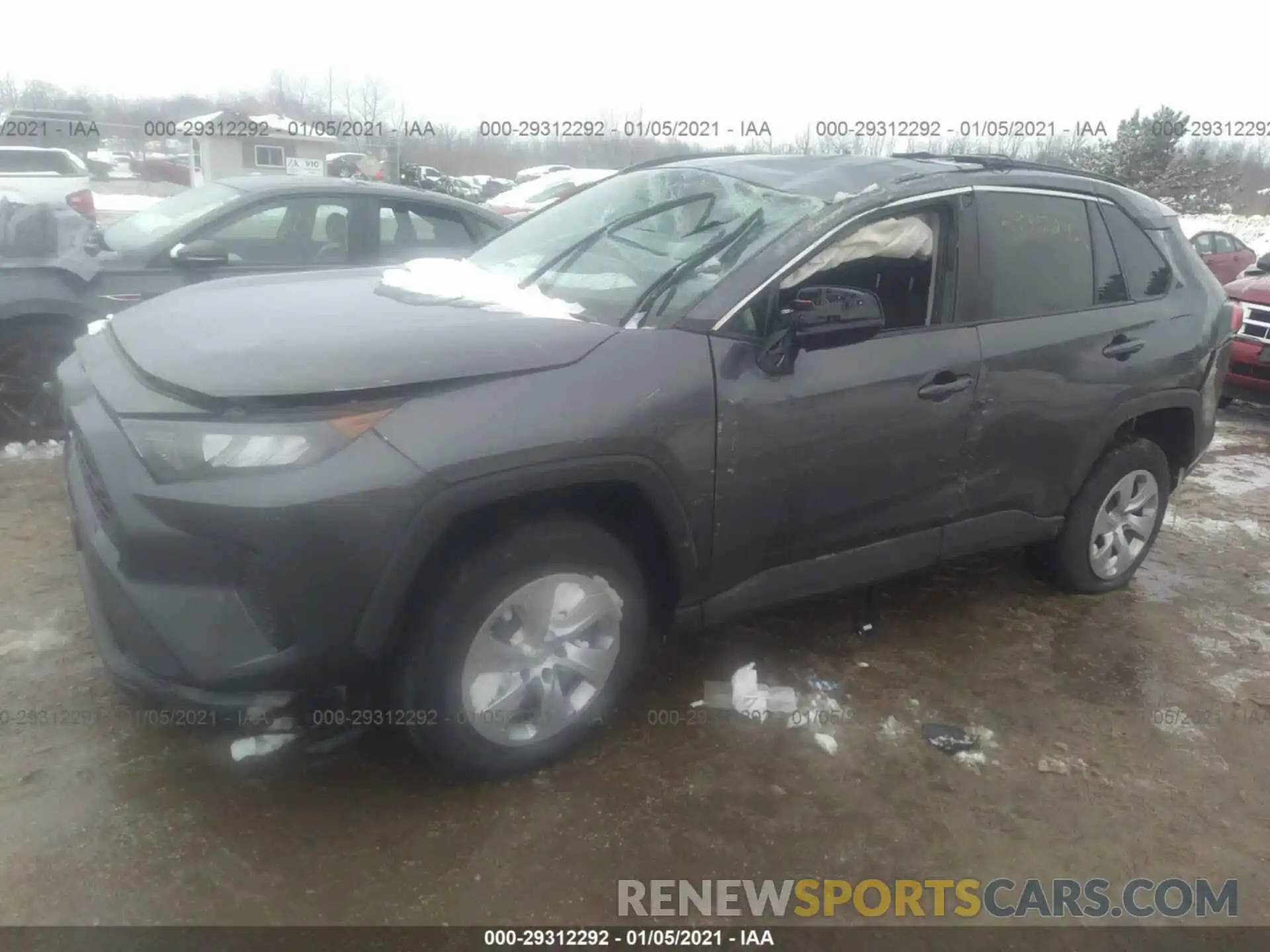 2 Фотография поврежденного автомобиля 2T3F1RFVXKC021100 TOYOTA RAV4 2019