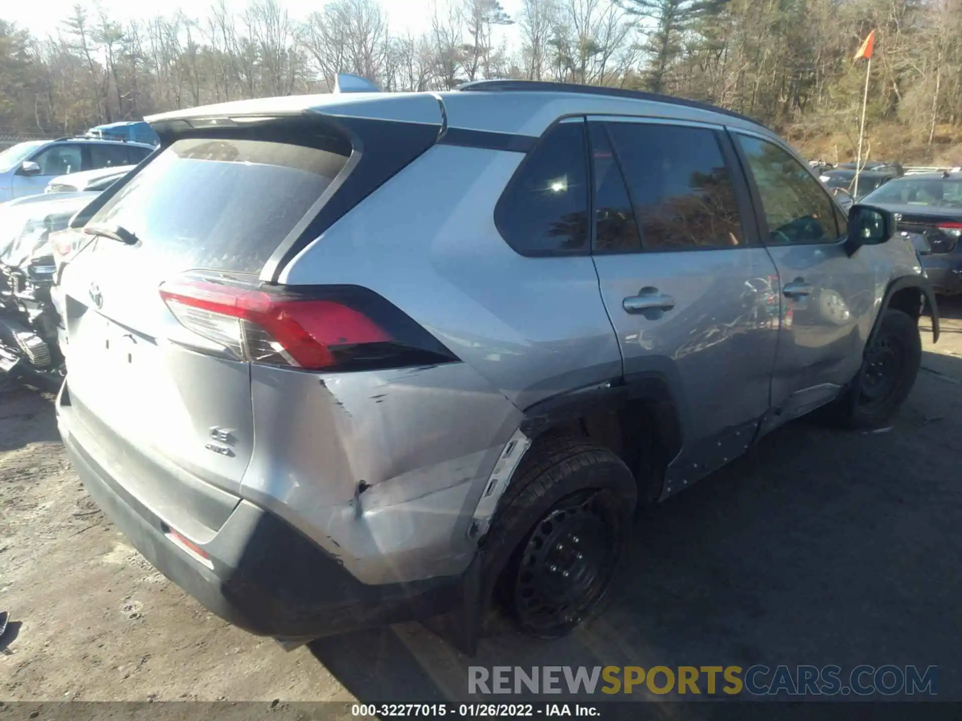 4 Photograph of a damaged car 2T3F1RFVXKC021596 TOYOTA RAV4 2019