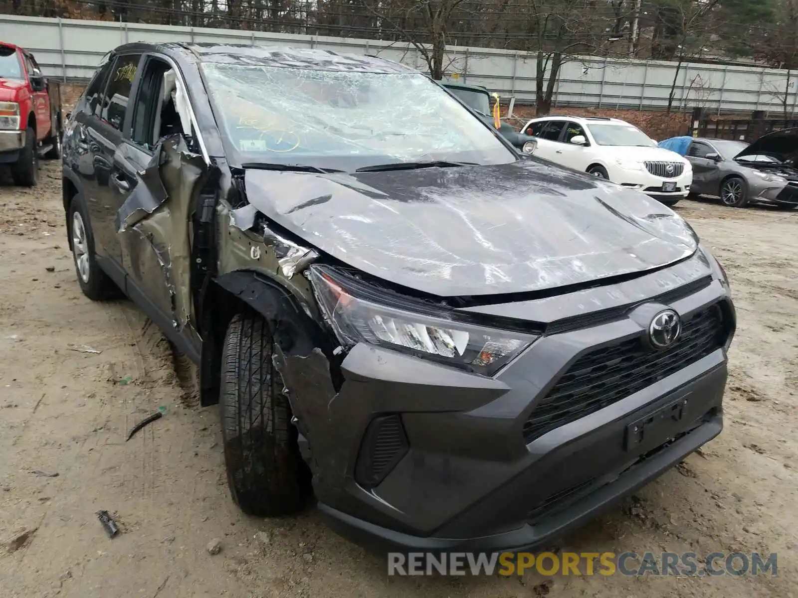 1 Photograph of a damaged car 2T3F1RFVXKC024241 TOYOTA RAV4 2019