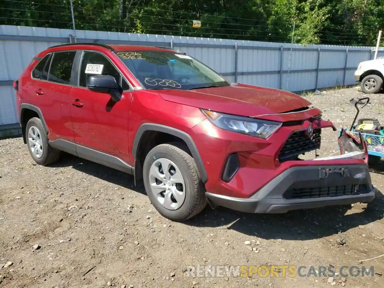 1 Photograph of a damaged car 2T3F1RFVXKC038317 TOYOTA RAV4 2019