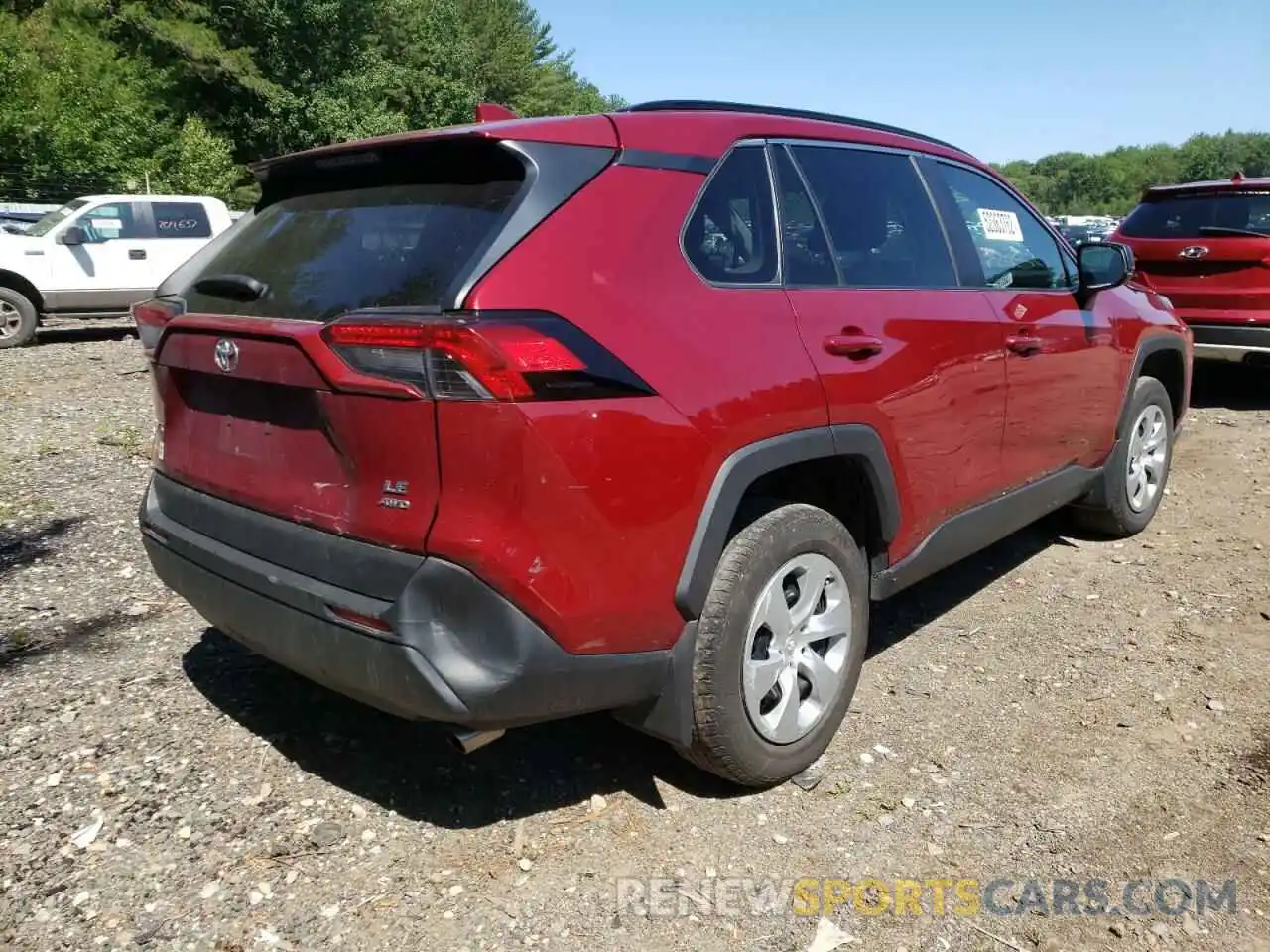 4 Photograph of a damaged car 2T3F1RFVXKC038317 TOYOTA RAV4 2019