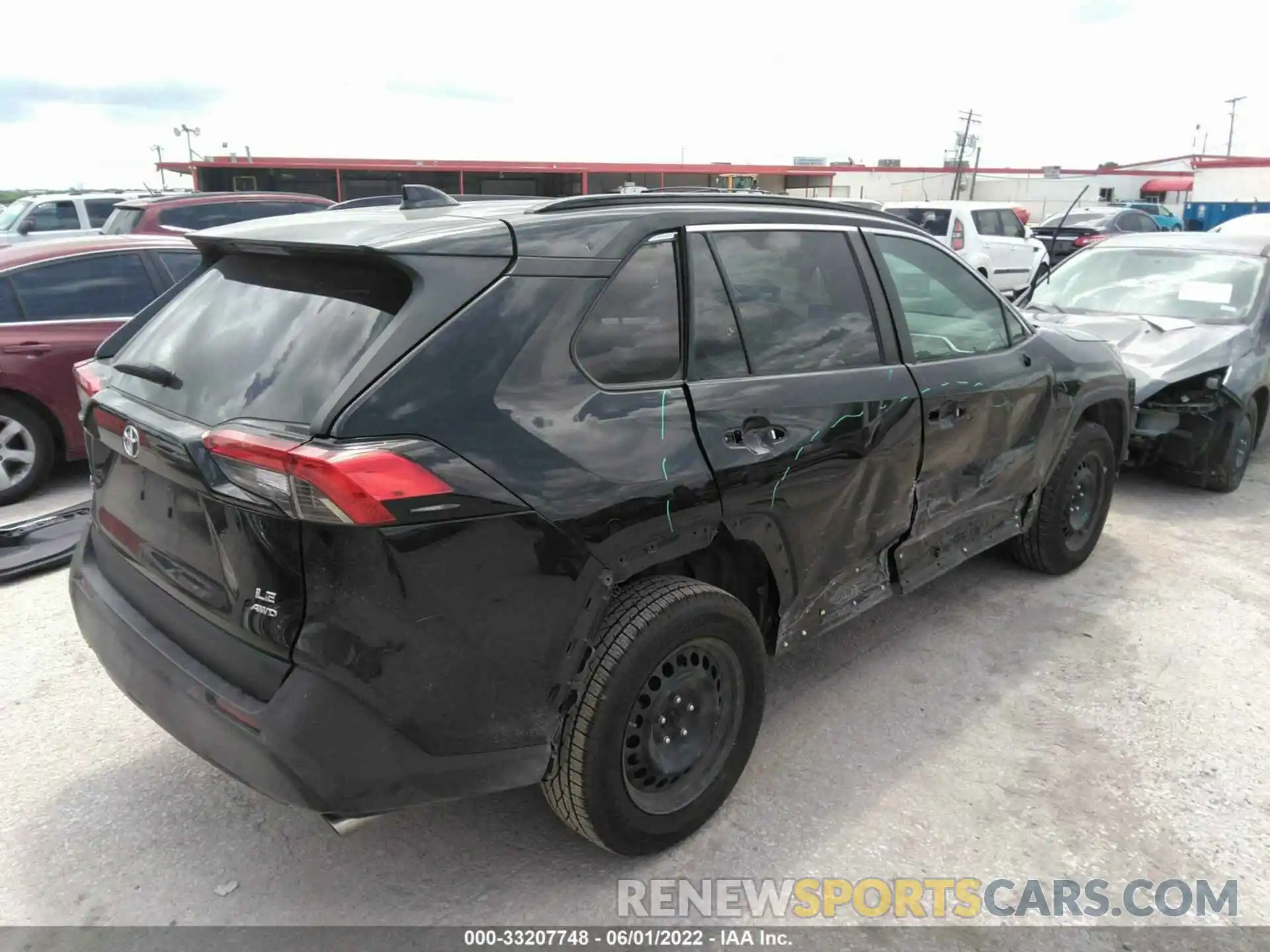 4 Photograph of a damaged car 2T3F1RFVXKC040066 TOYOTA RAV4 2019