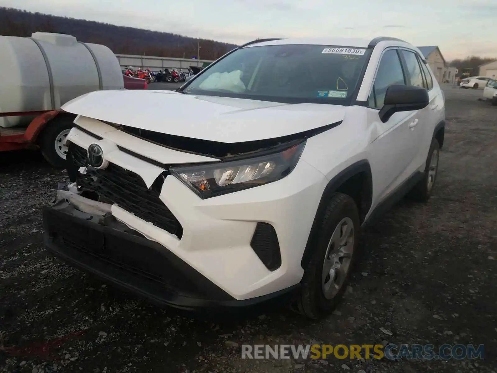 2 Photograph of a damaged car 2T3F1RFVXKC044456 TOYOTA RAV4 2019