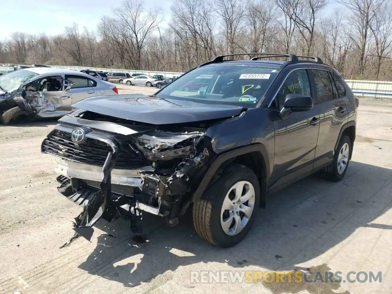 2 Фотография поврежденного автомобиля 2T3F1RFVXKC046319 TOYOTA RAV4 2019