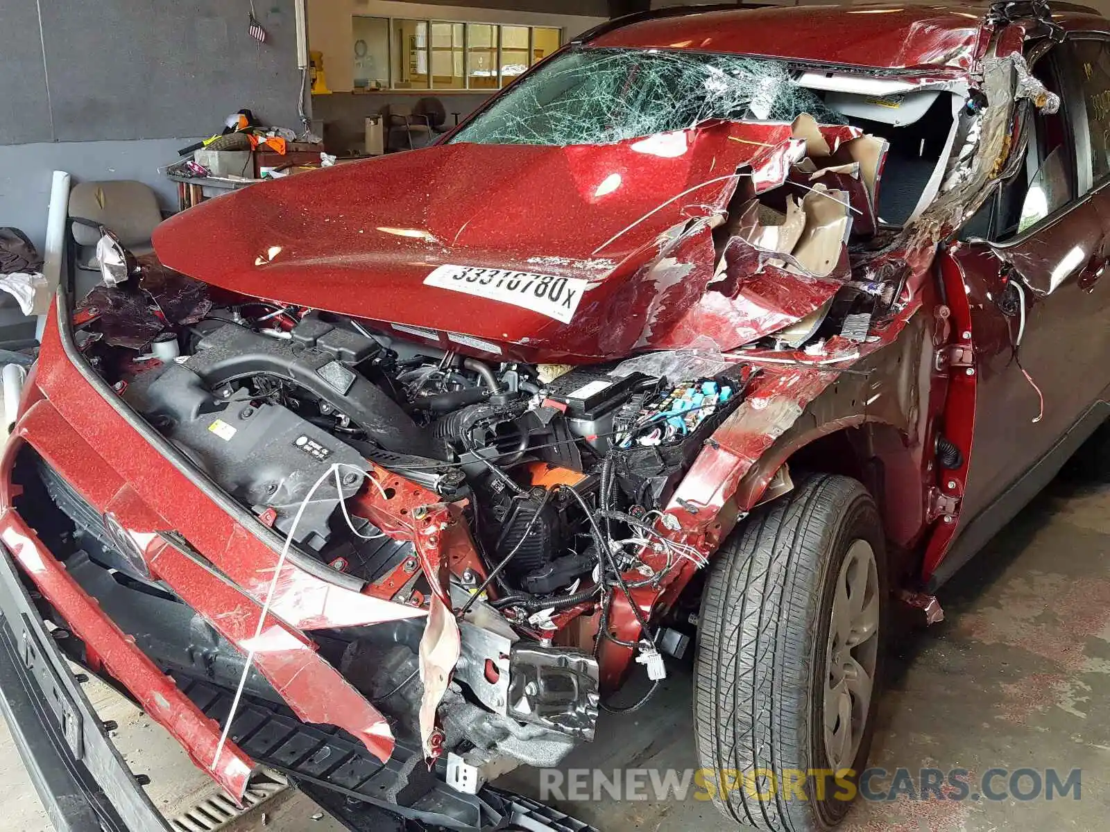 9 Фотография поврежденного автомобиля 2T3F1RFVXKC046840 TOYOTA RAV4 2019