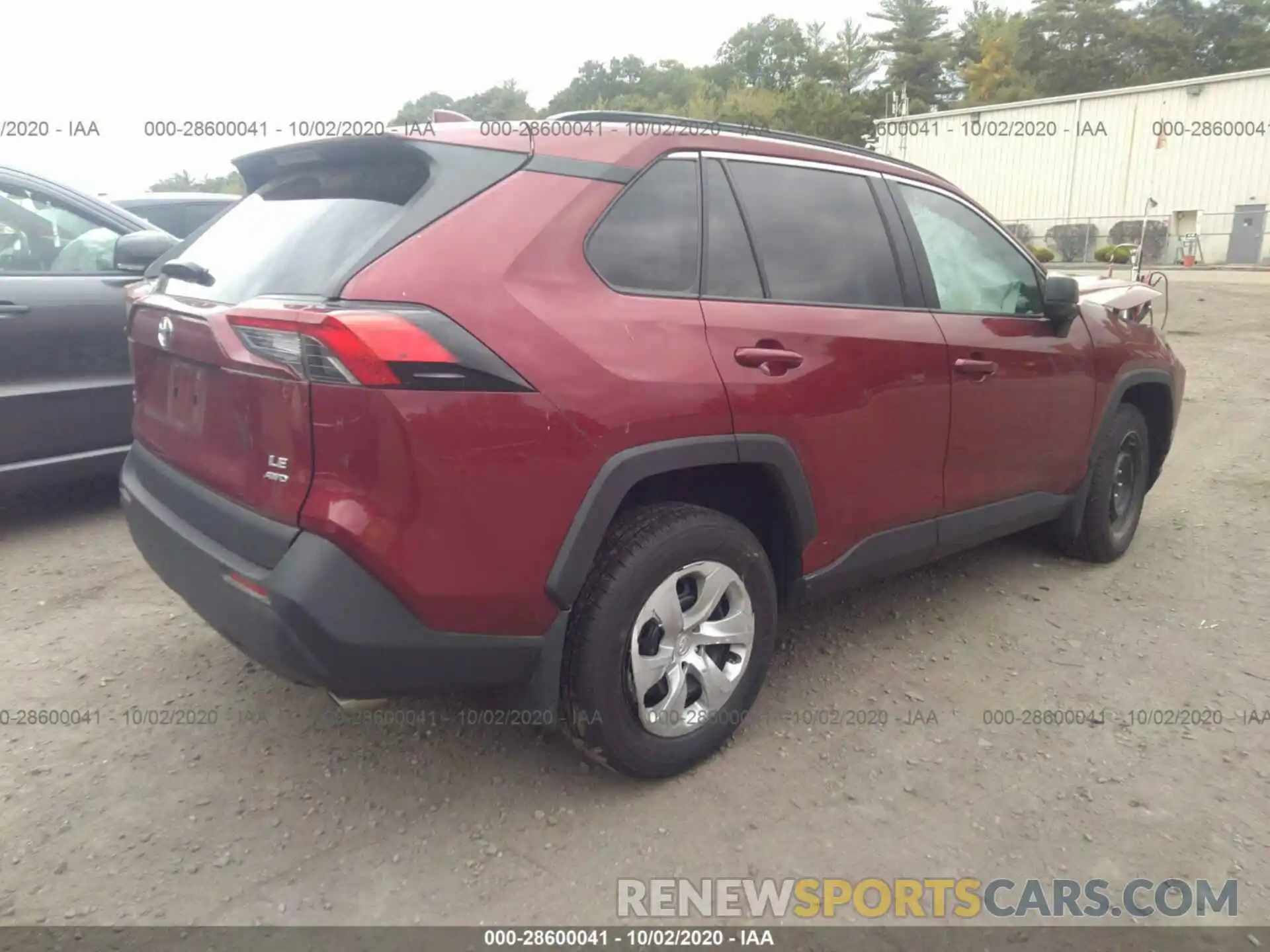 4 Photograph of a damaged car 2T3F1RFVXKC055165 TOYOTA RAV4 2019