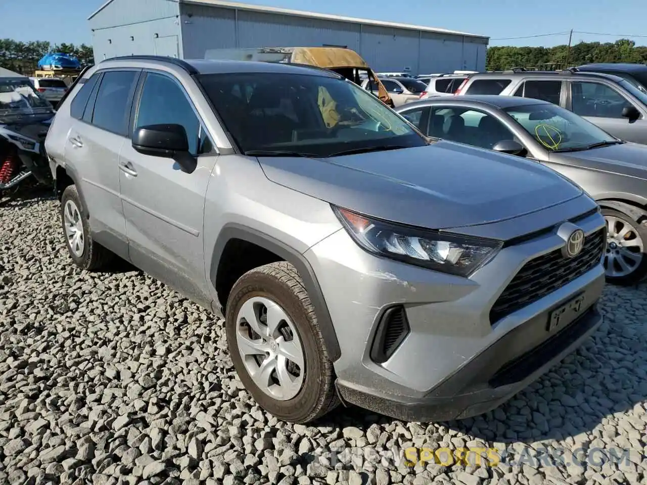 1 Photograph of a damaged car 2T3F1RFVXKC059636 TOYOTA RAV4 2019