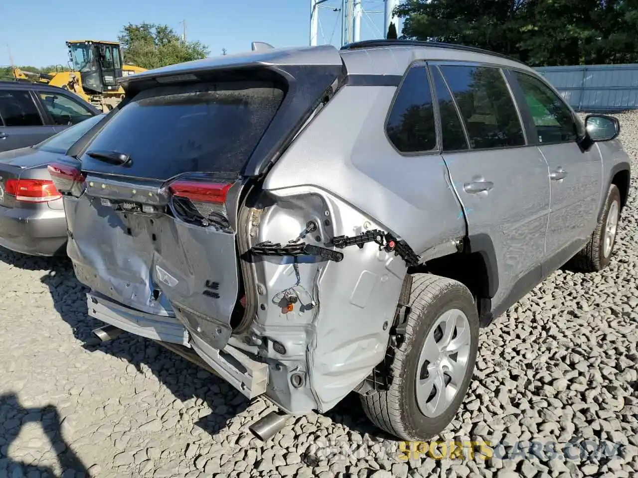 4 Photograph of a damaged car 2T3F1RFVXKC059636 TOYOTA RAV4 2019