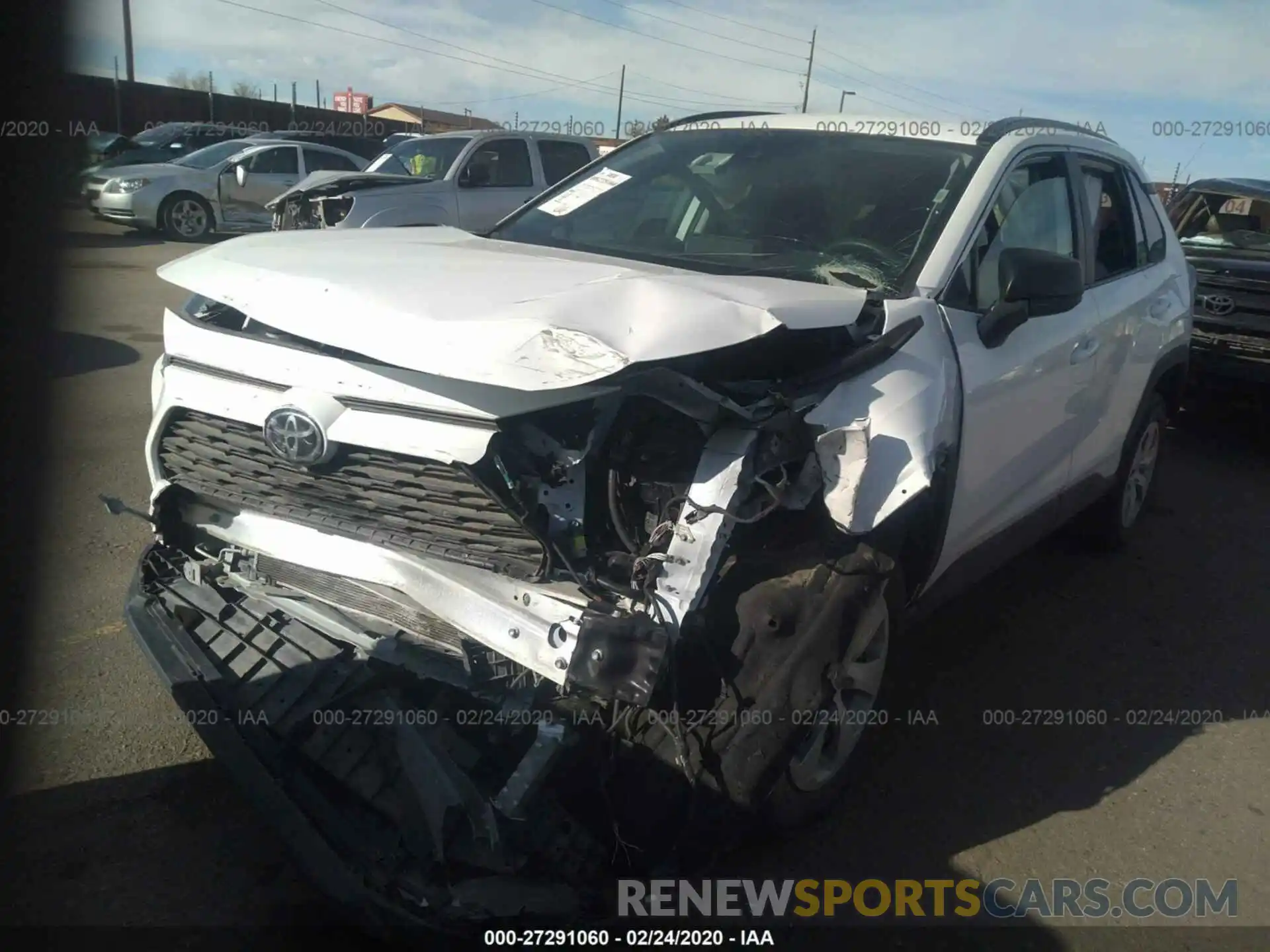 2 Photograph of a damaged car 2T3F1RFVXKW019250 TOYOTA RAV4 2019