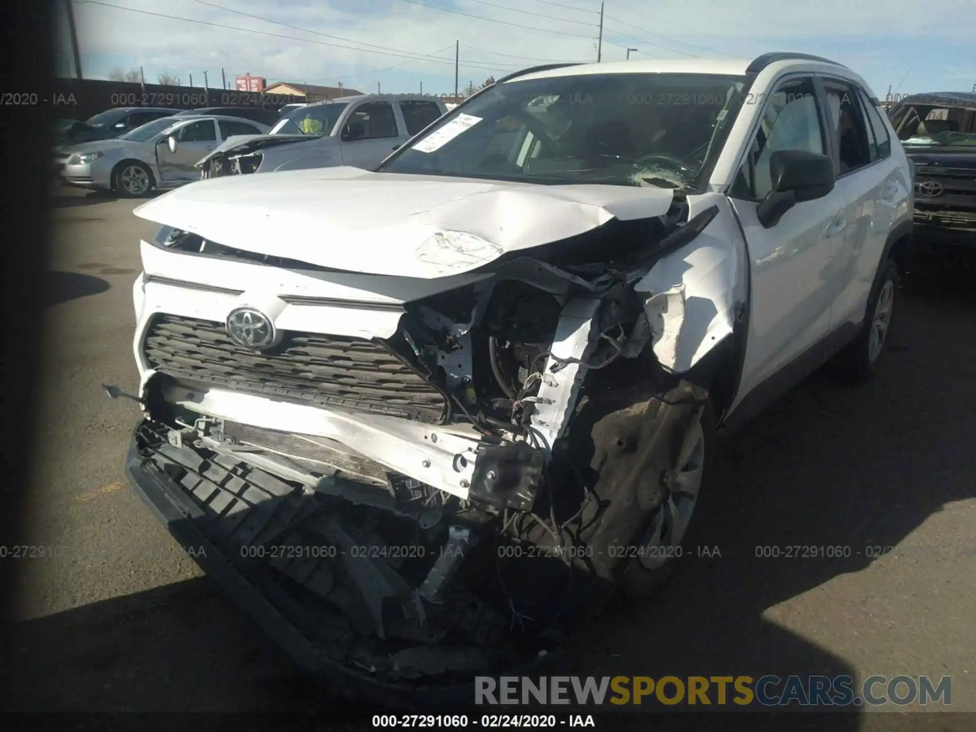 6 Photograph of a damaged car 2T3F1RFVXKW019250 TOYOTA RAV4 2019