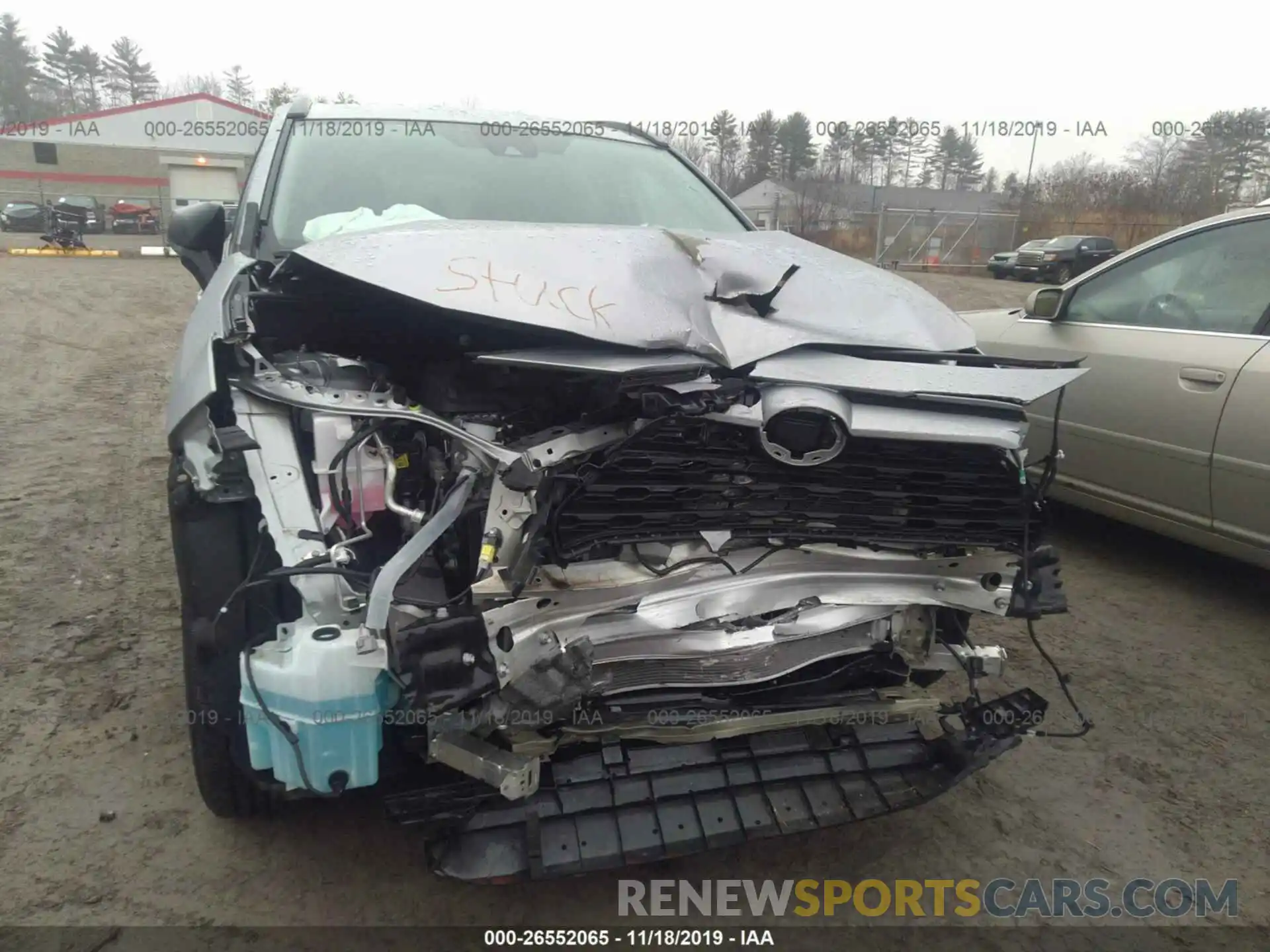 6 Photograph of a damaged car 2T3F1RFVXKW054466 TOYOTA RAV4 2019