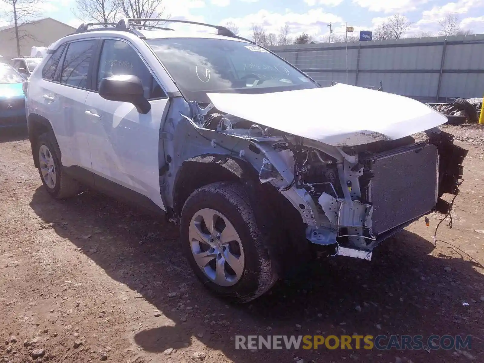 1 Photograph of a damaged car 2T3F1RFVXKW055309 TOYOTA RAV4 2019