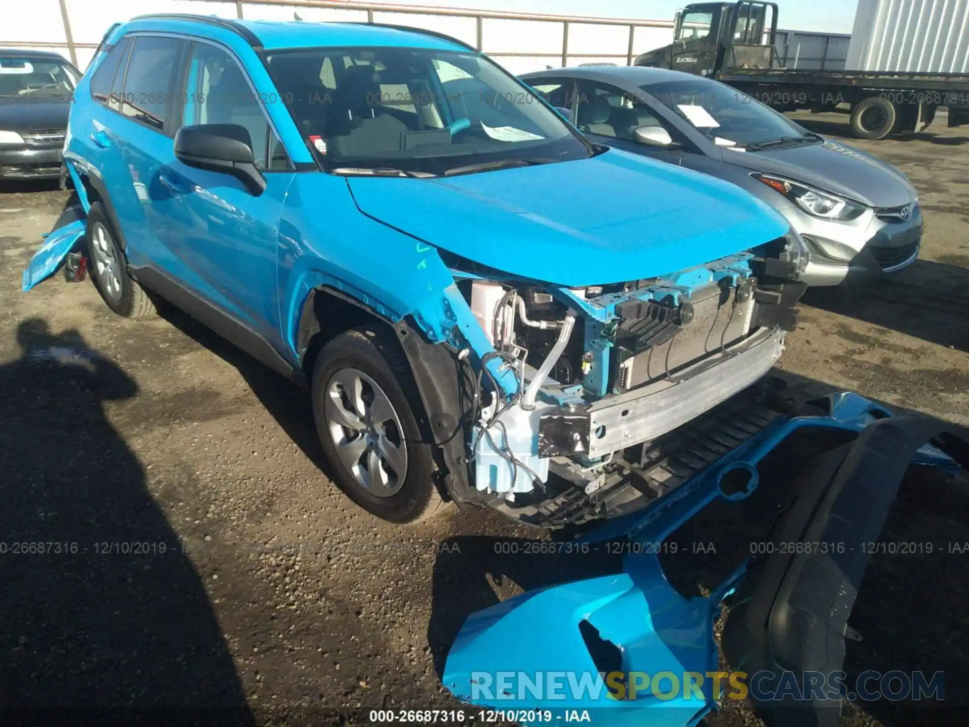 1 Photograph of a damaged car 2T3F1RFVXKW055939 TOYOTA RAV4 2019