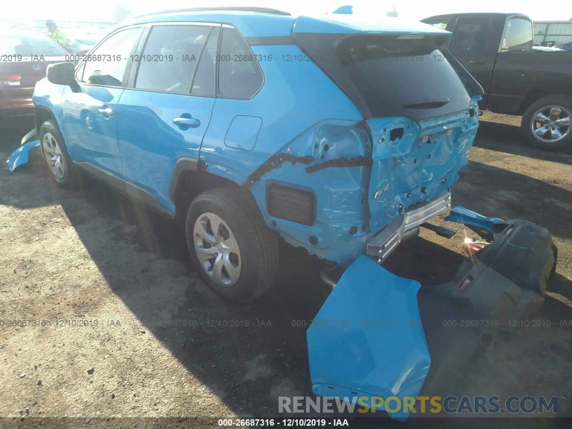 3 Photograph of a damaged car 2T3F1RFVXKW055939 TOYOTA RAV4 2019