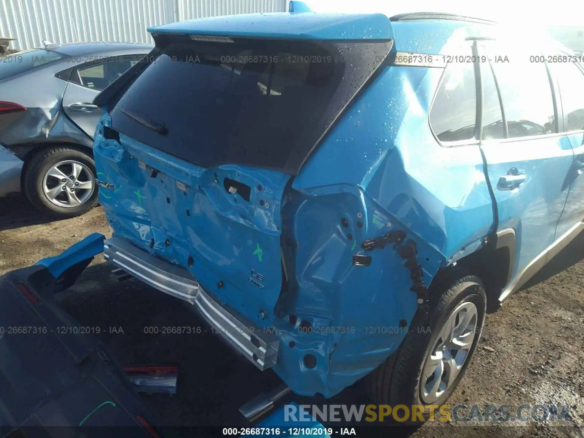 6 Photograph of a damaged car 2T3F1RFVXKW055939 TOYOTA RAV4 2019