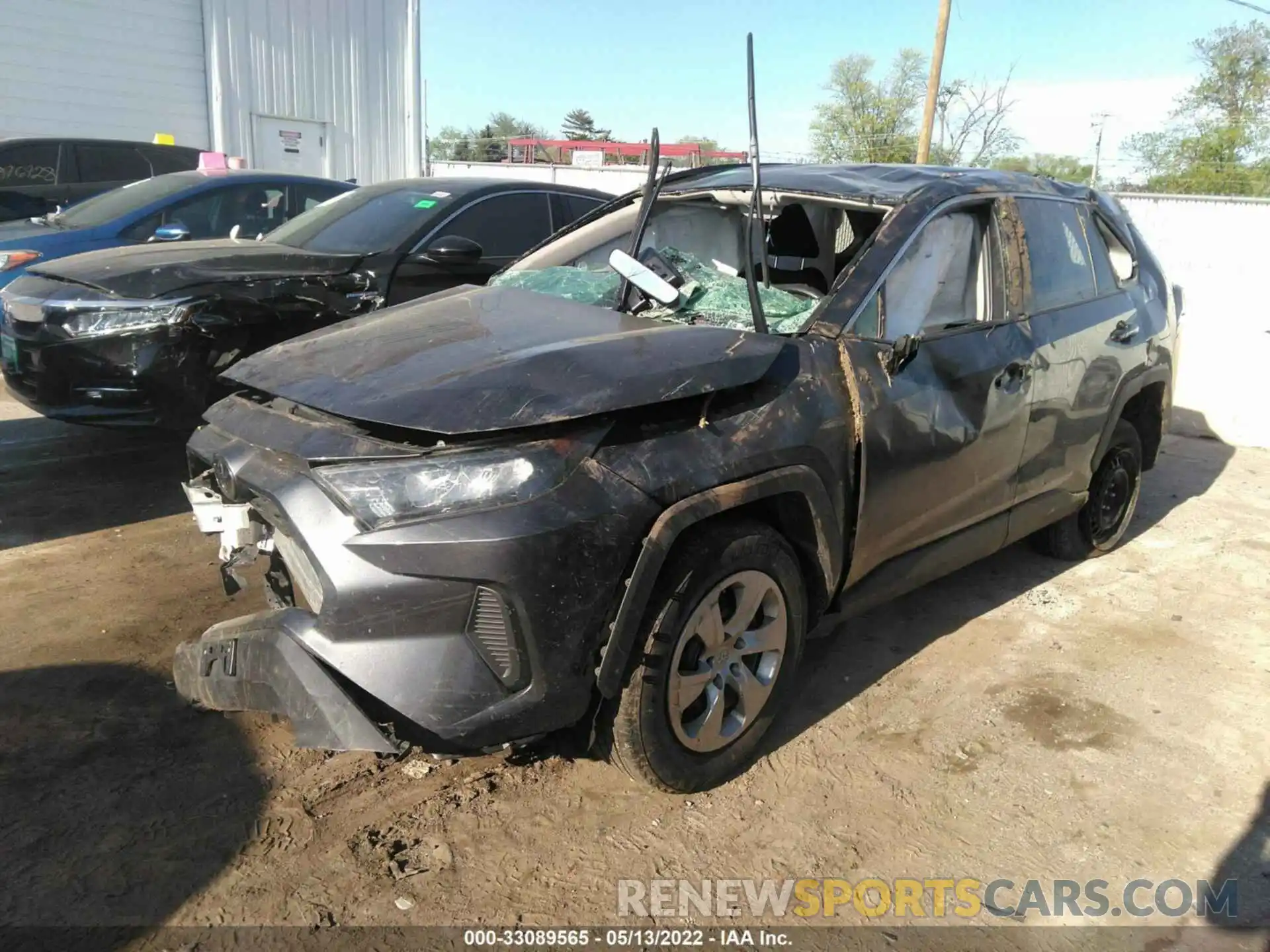 2 Фотография поврежденного автомобиля 2T3F1RFVXKW072319 TOYOTA RAV4 2019