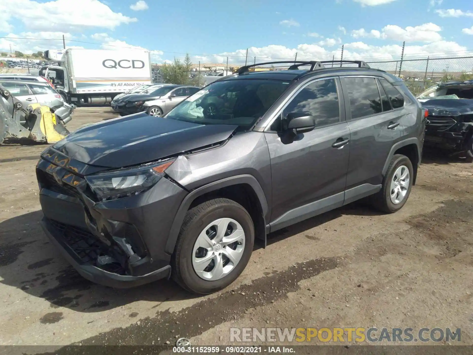 2 Photograph of a damaged car 2T3F1RFVXKW072885 TOYOTA RAV4 2019