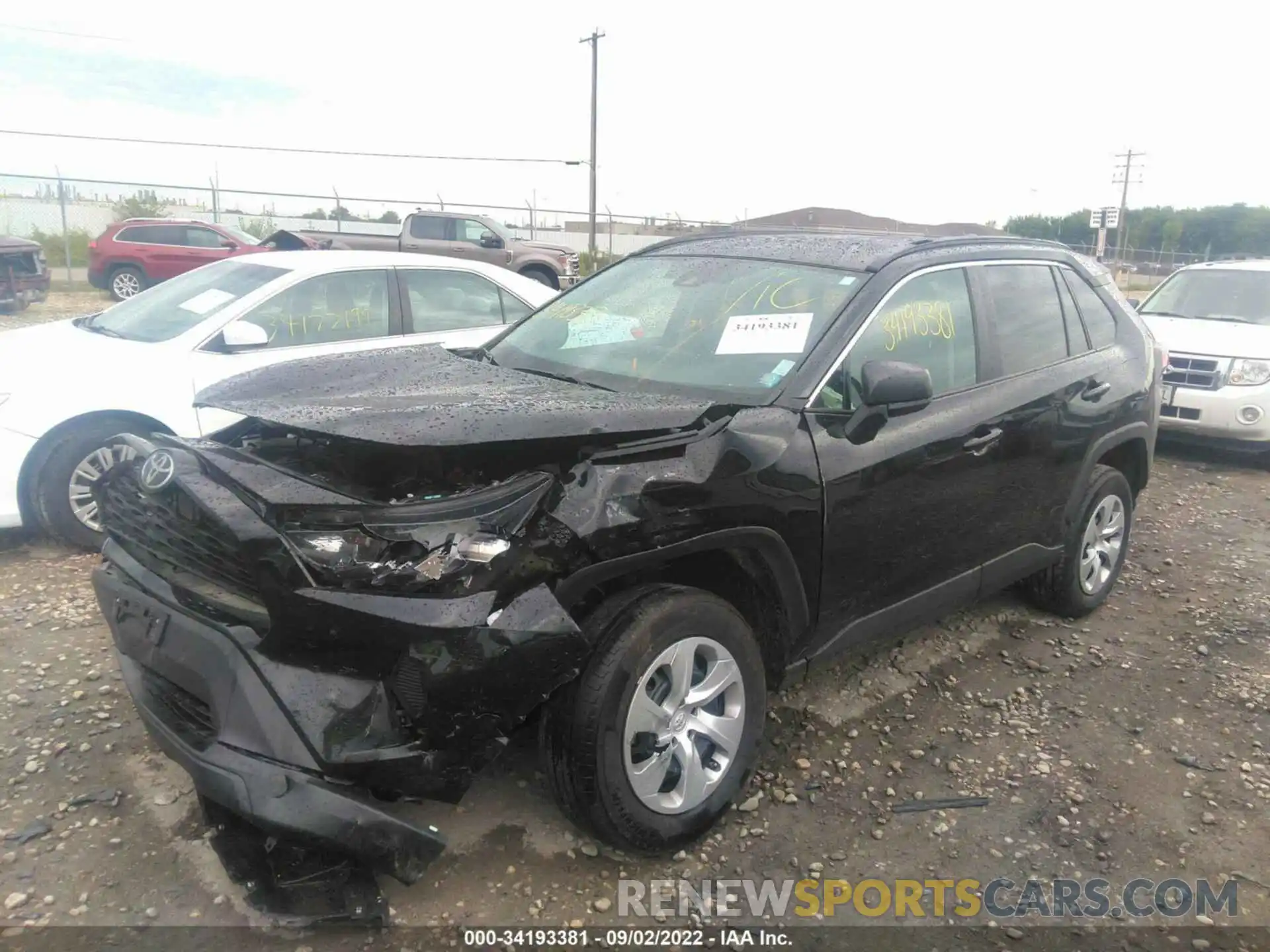 2 Photograph of a damaged car 2T3F1RFVXKW075480 TOYOTA RAV4 2019