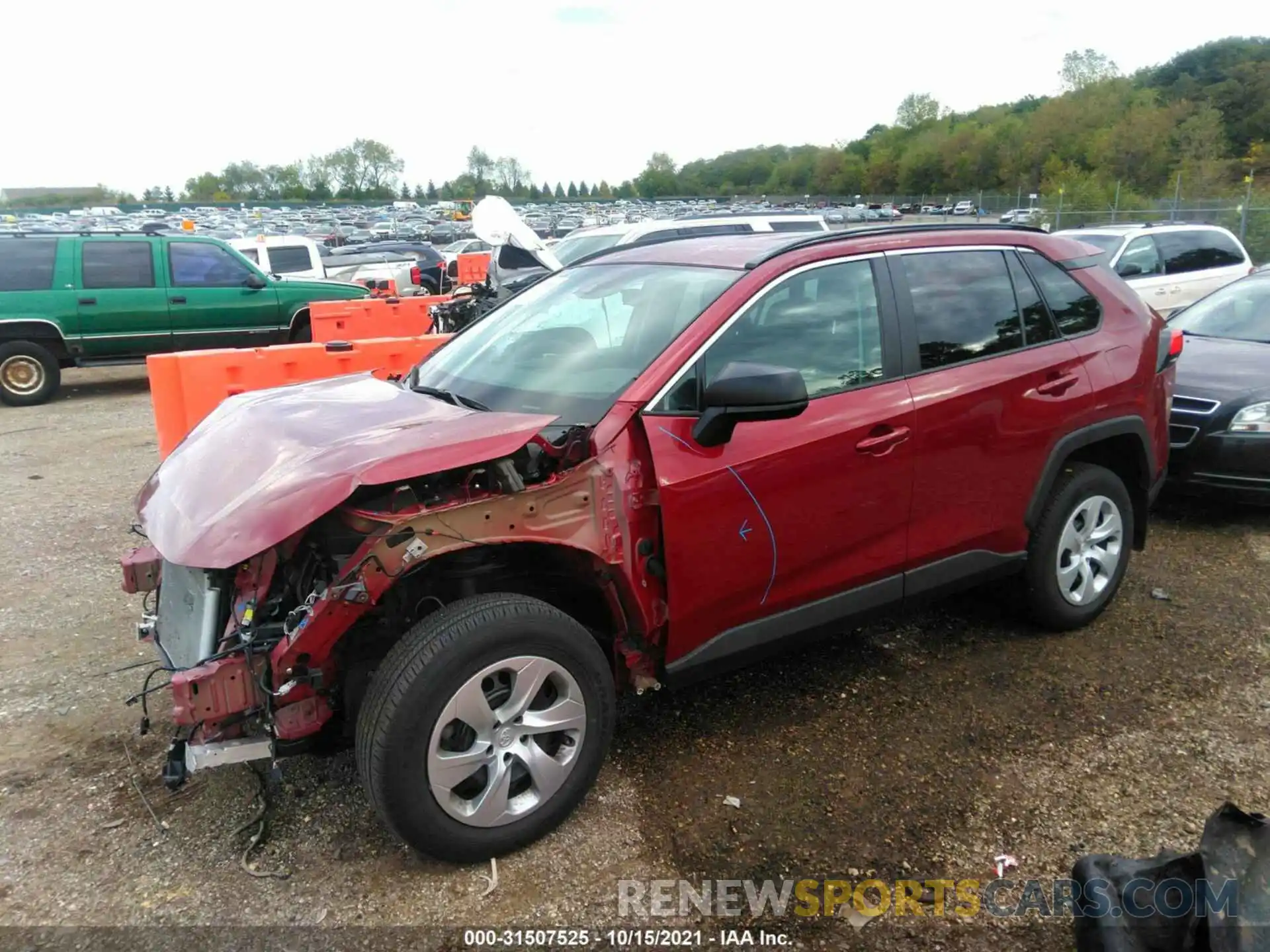 2 Photograph of a damaged car 2T3F1RFVXKW079691 TOYOTA RAV4 2019