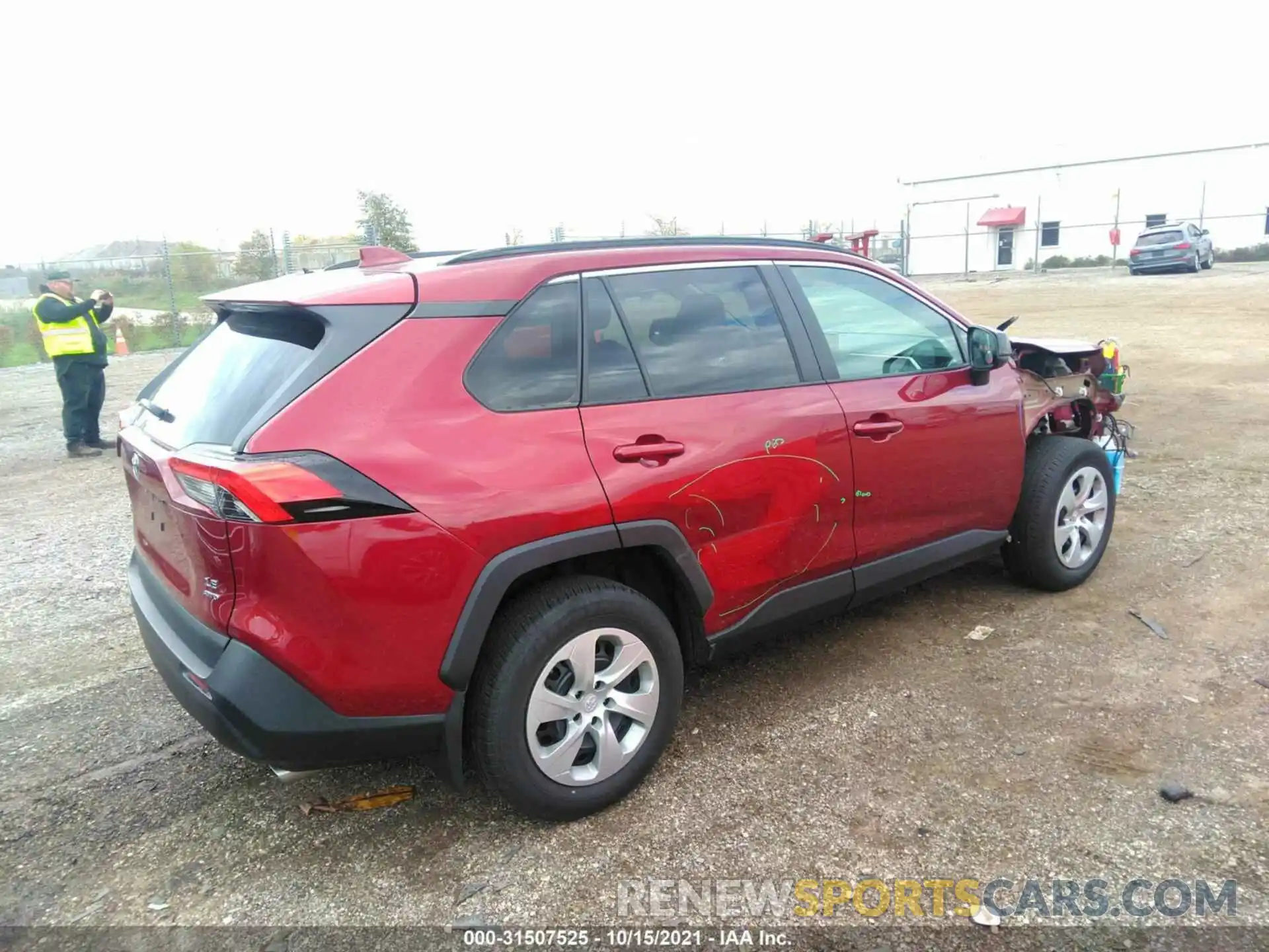 4 Photograph of a damaged car 2T3F1RFVXKW079691 TOYOTA RAV4 2019