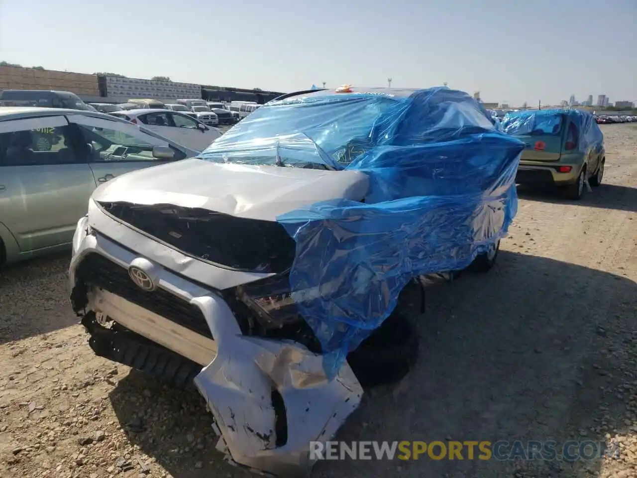 2 Photograph of a damaged car 2T3F1RFVXKW082106 TOYOTA RAV4 2019