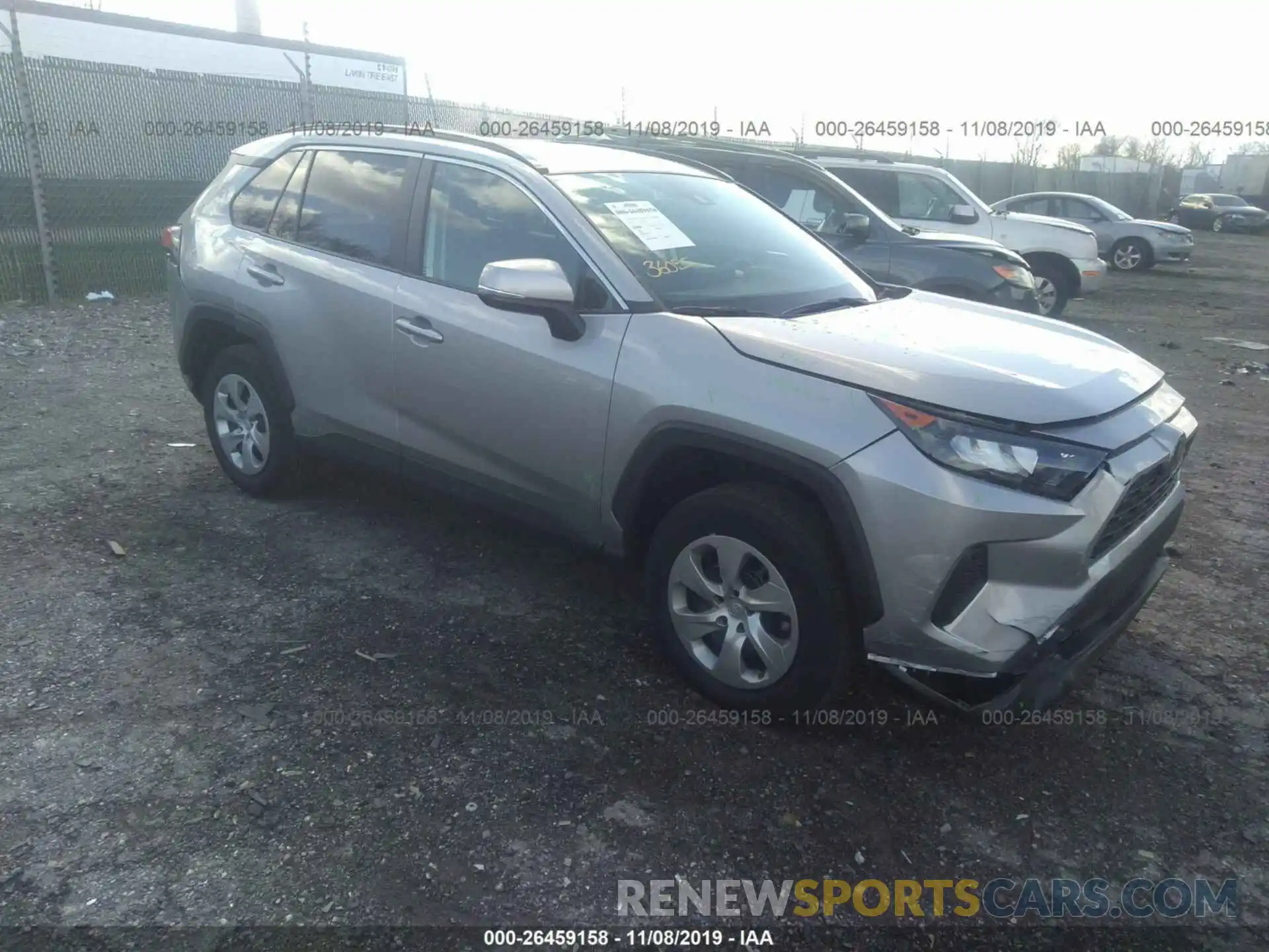 1 Photograph of a damaged car 2T3G1RFV0KC008103 TOYOTA RAV4 2019