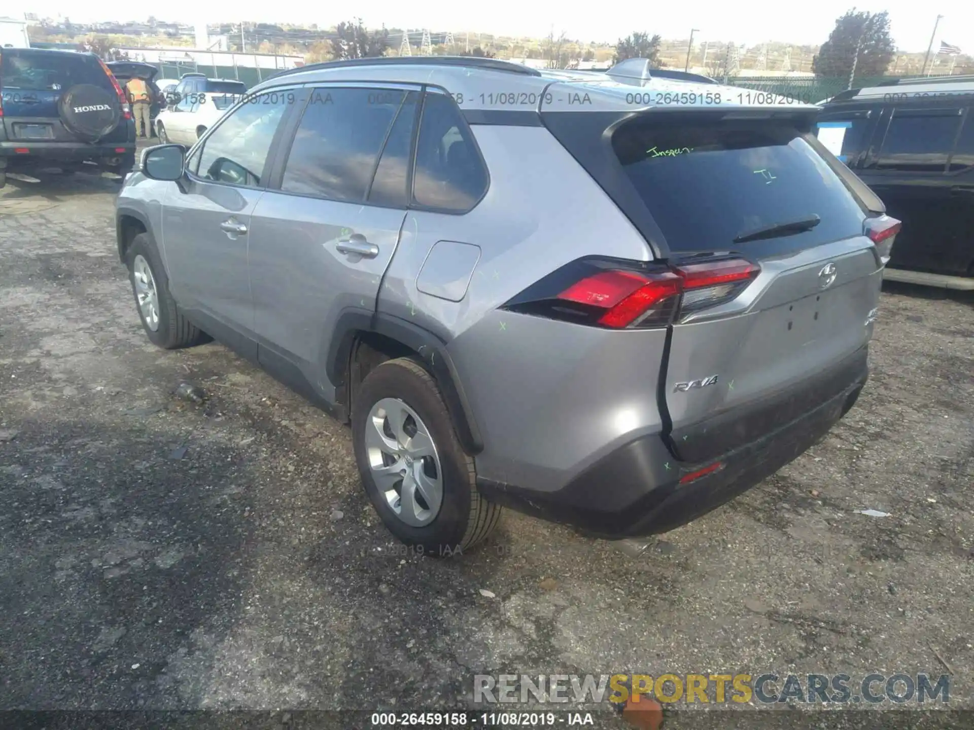 3 Photograph of a damaged car 2T3G1RFV0KC008103 TOYOTA RAV4 2019