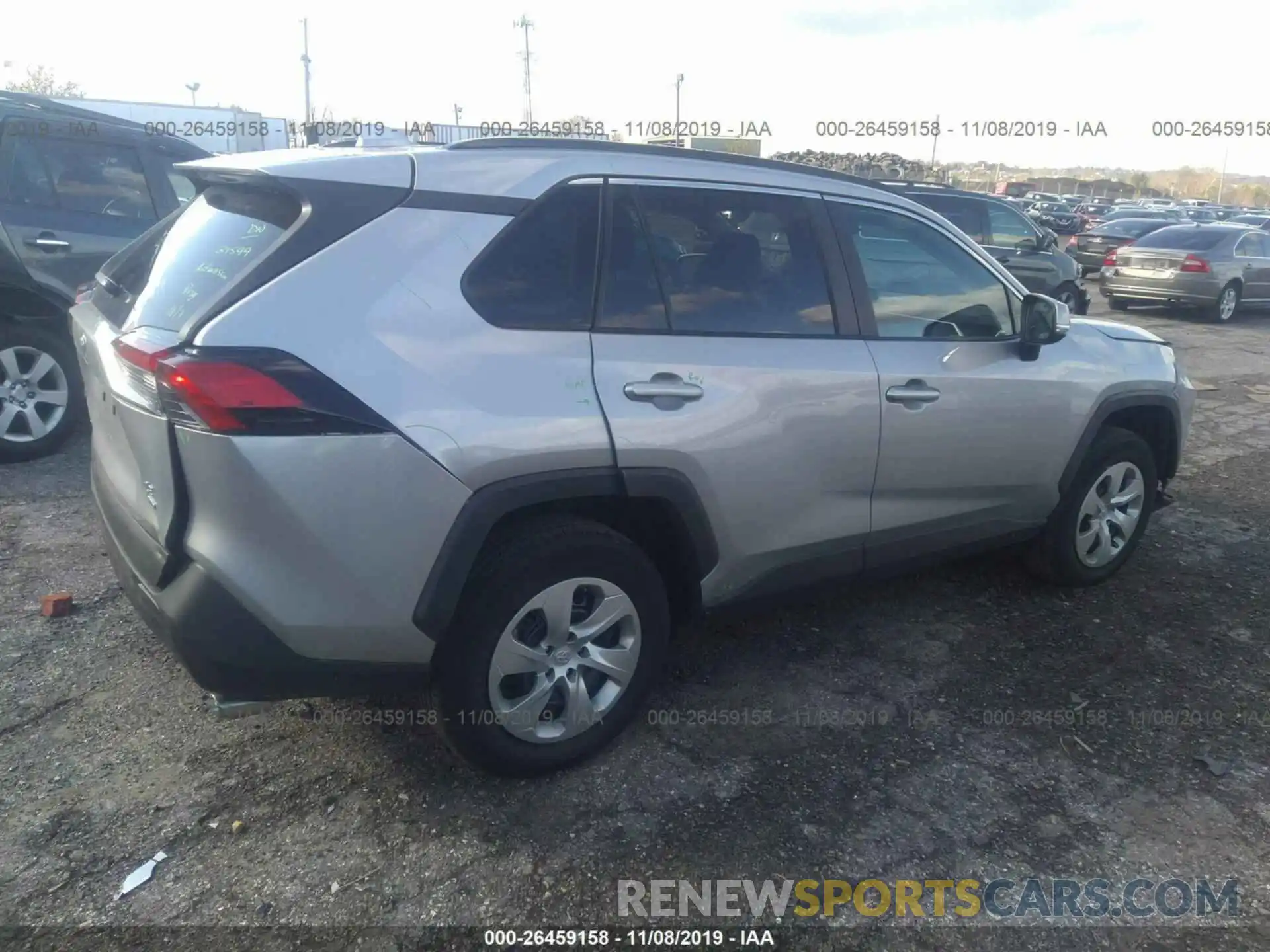 4 Photograph of a damaged car 2T3G1RFV0KC008103 TOYOTA RAV4 2019