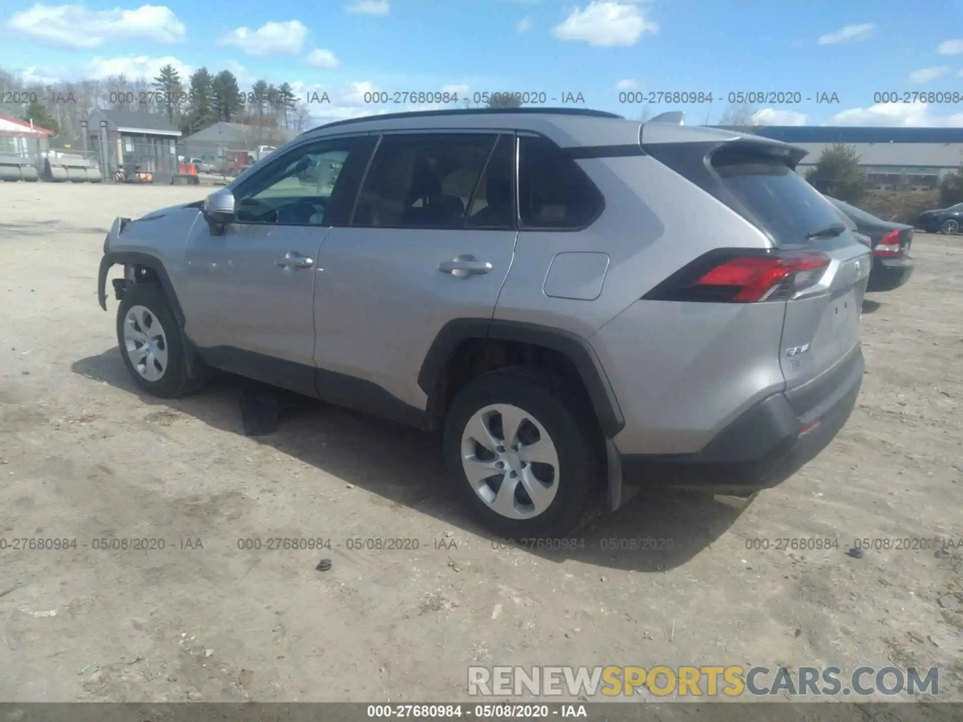 3 Photograph of a damaged car 2T3G1RFV0KC028707 TOYOTA RAV4 2019