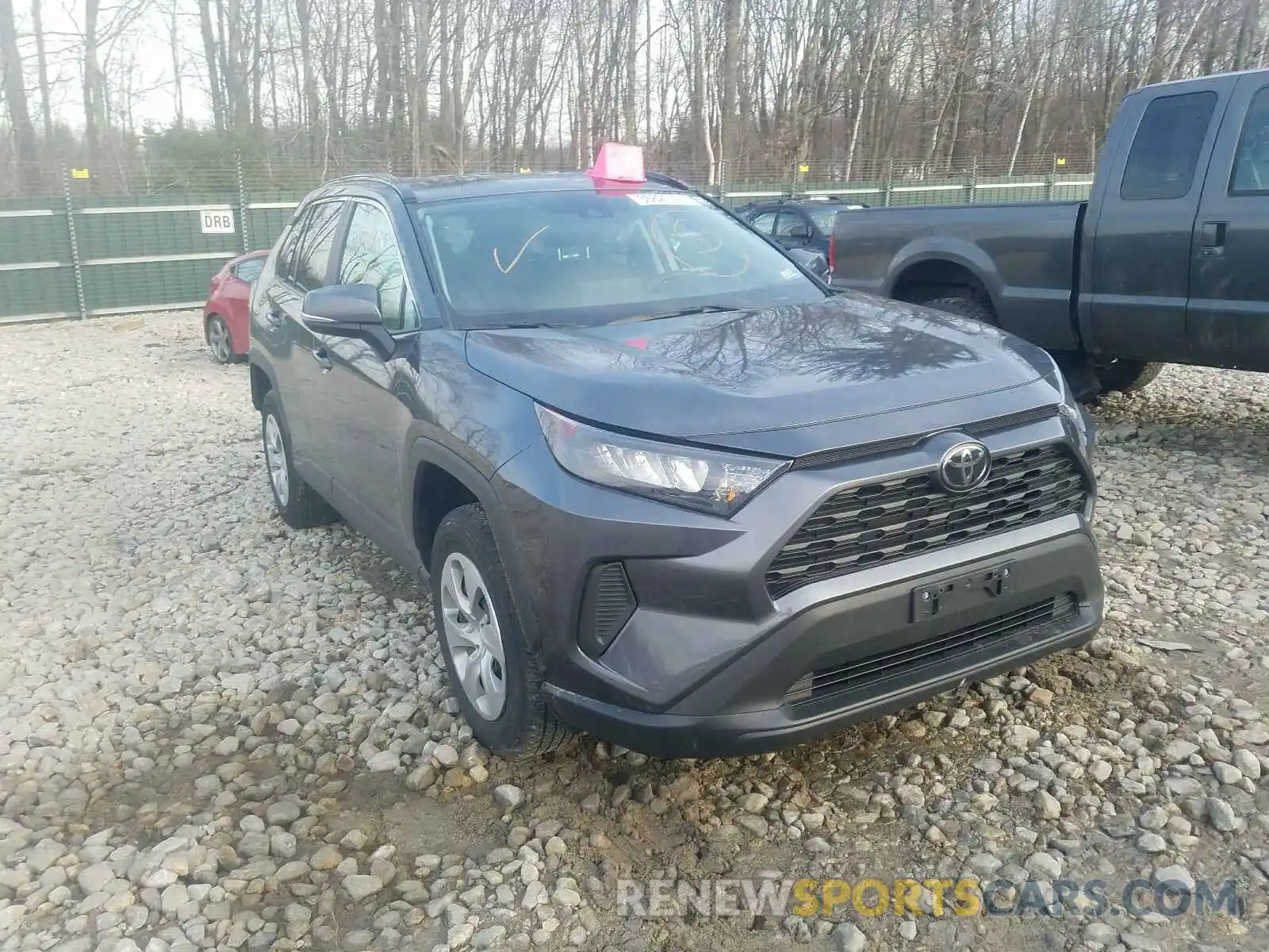 1 Photograph of a damaged car 2T3G1RFV0KC028822 TOYOTA RAV4 2019