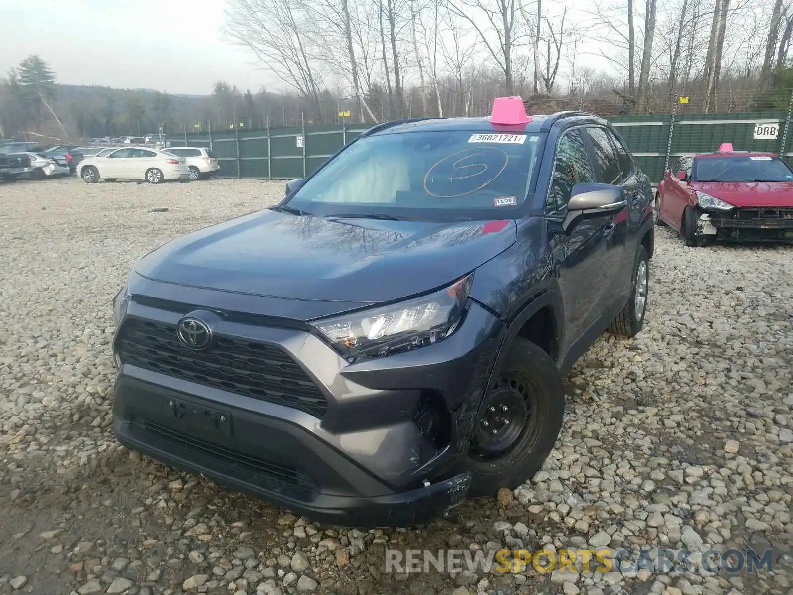 2 Photograph of a damaged car 2T3G1RFV0KC028822 TOYOTA RAV4 2019