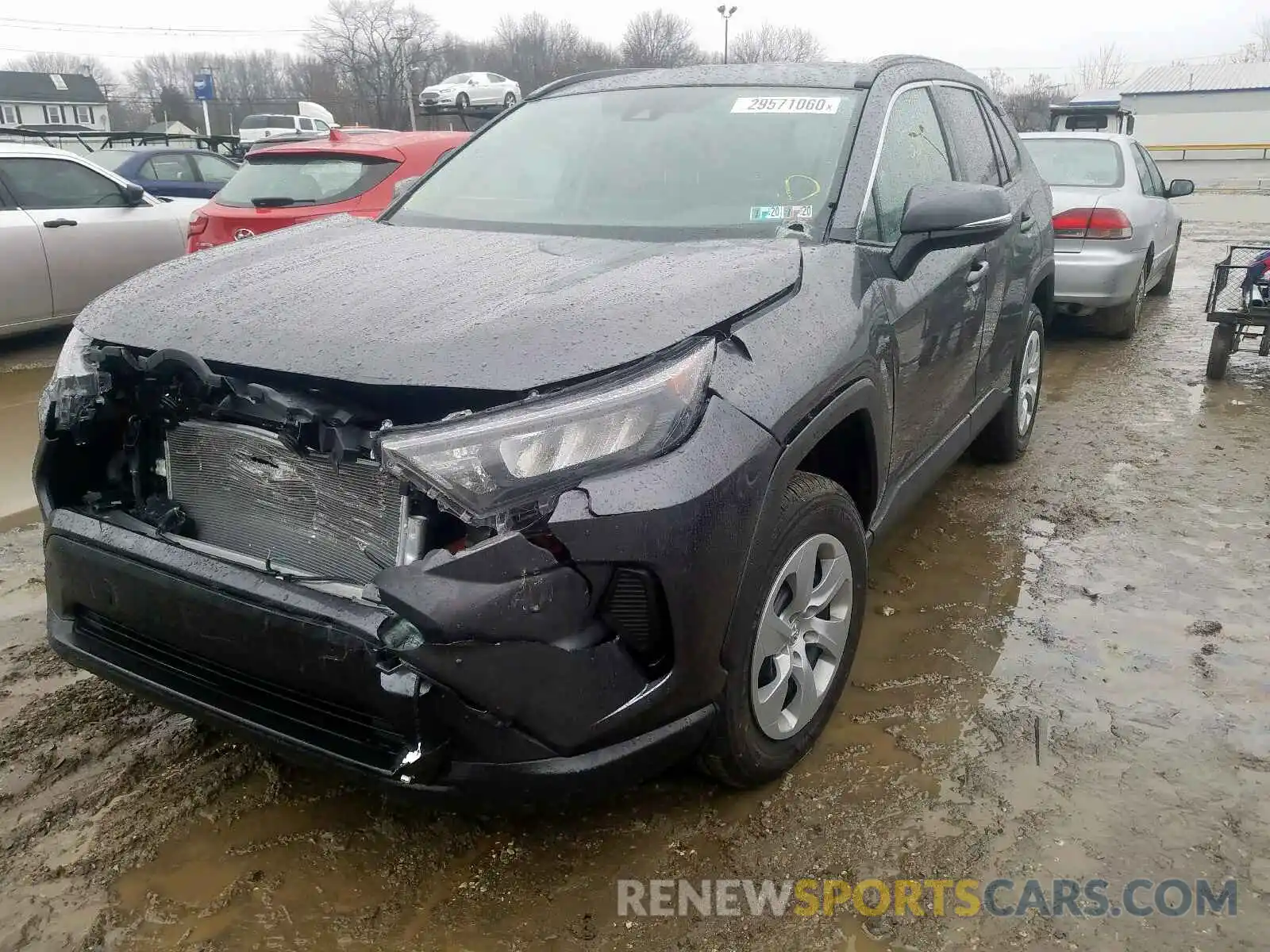 2 Photograph of a damaged car 2T3G1RFV0KC029971 TOYOTA RAV4 2019