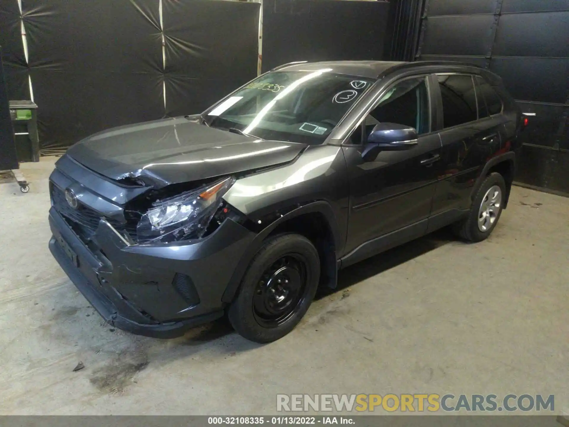 2 Photograph of a damaged car 2T3G1RFV0KC033504 TOYOTA RAV4 2019