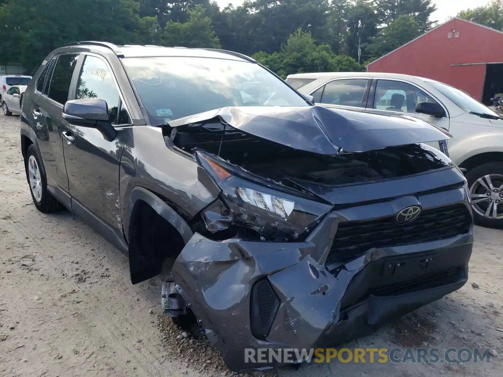 1 Photograph of a damaged car 2T3G1RFV0KC049170 TOYOTA RAV4 2019